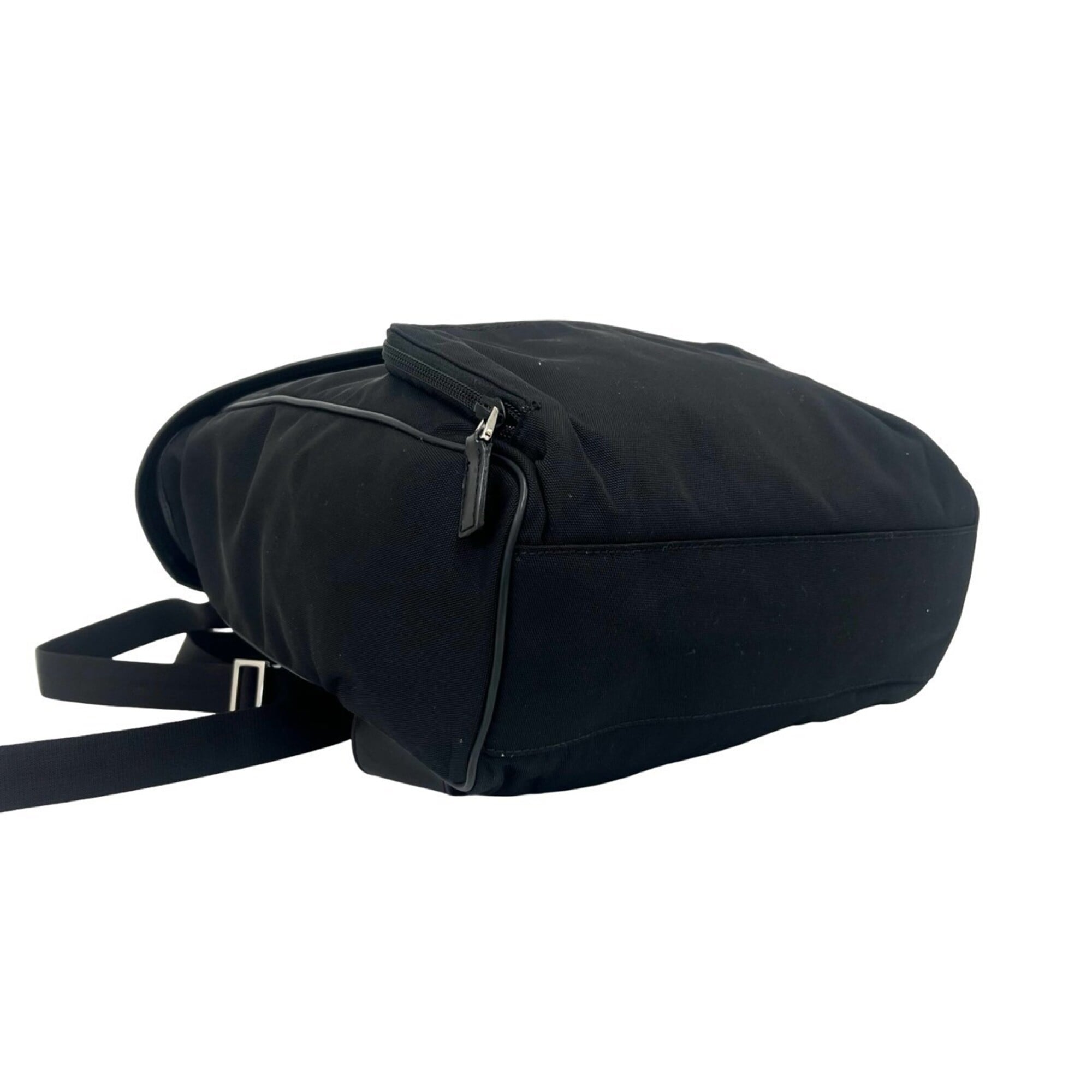Gucci Black Nylon Leather Backpack (Pre-Owned)