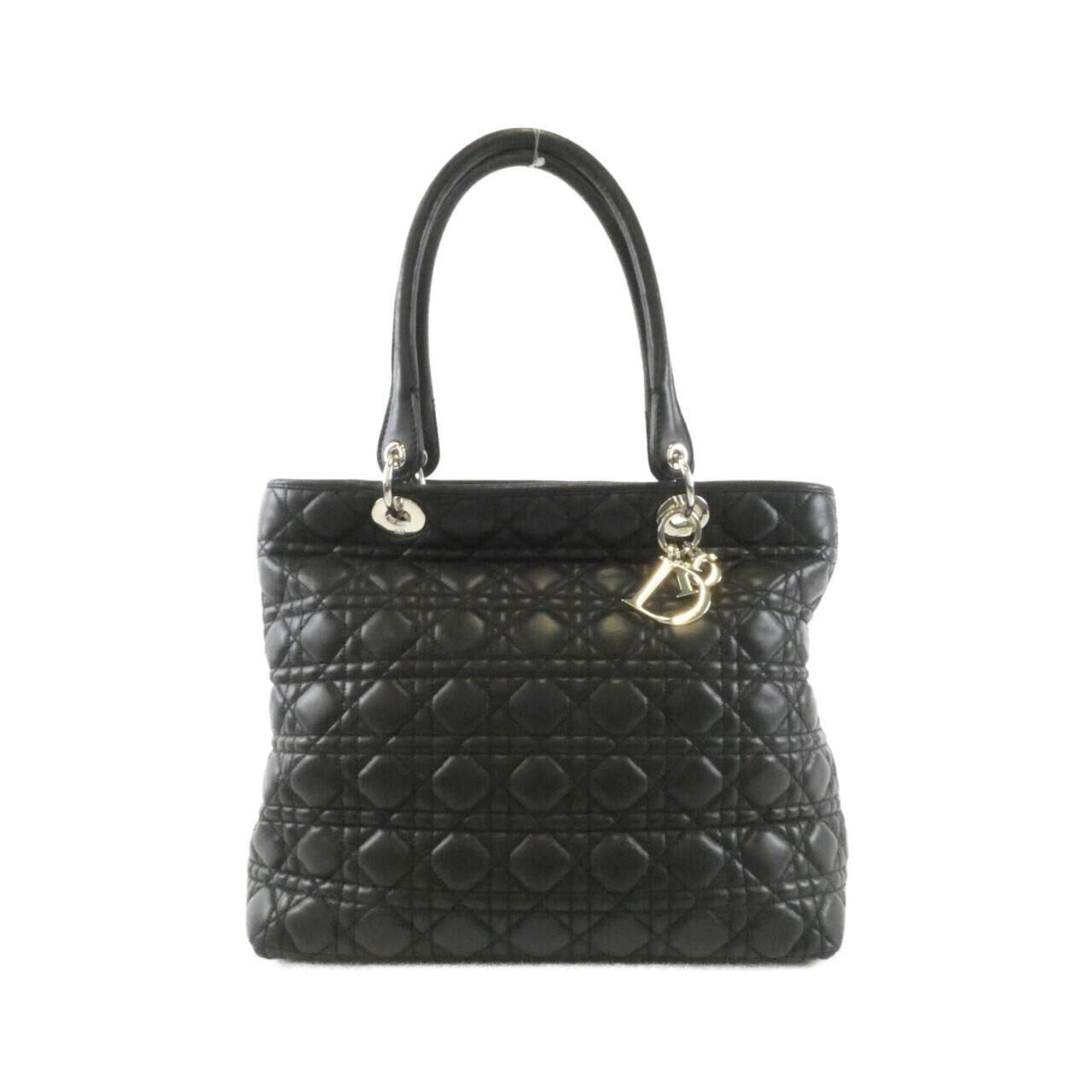 Christian Dior Black Leather Handbag (Pre-Owned)
