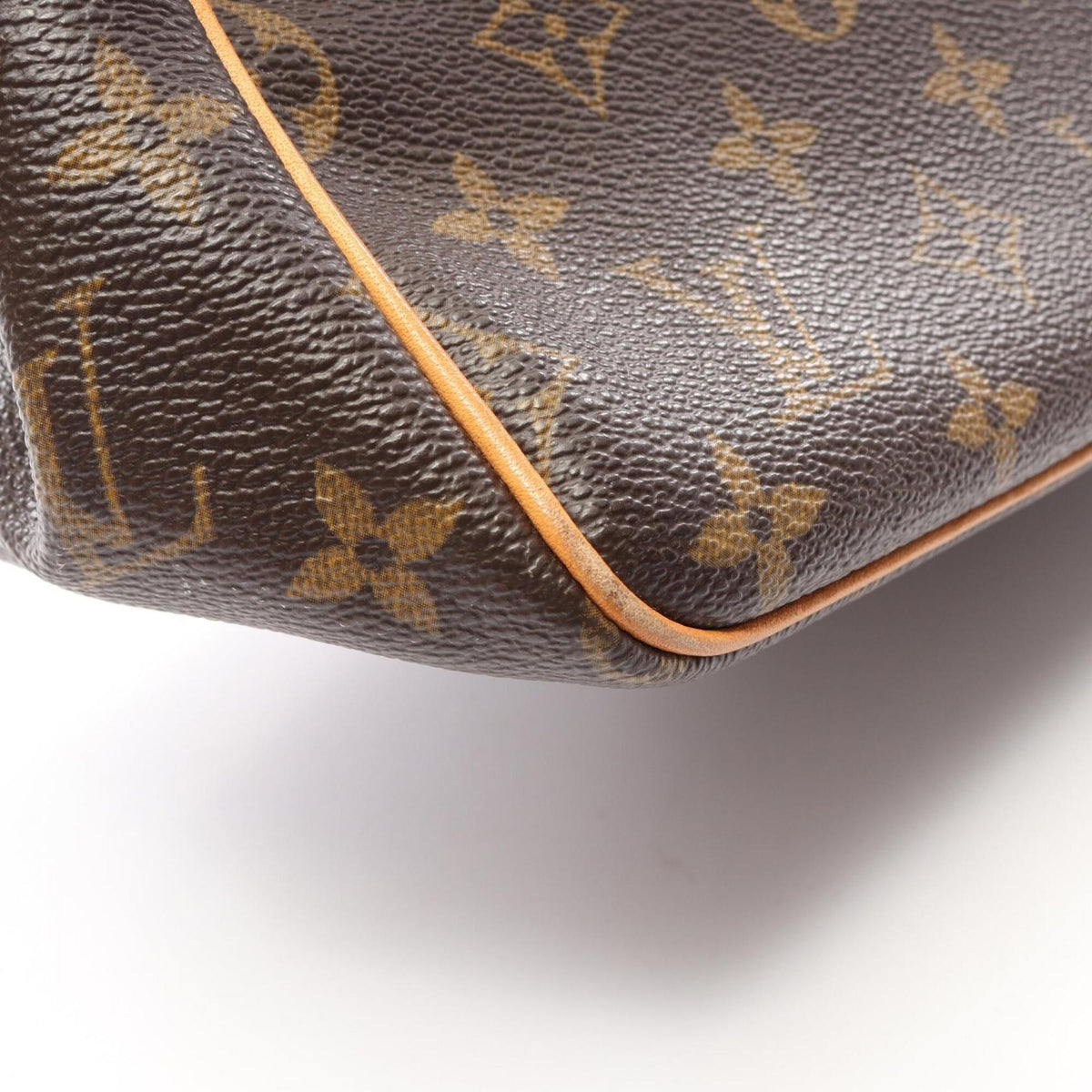 Louis Vuitton Brown Monogram Coated Canvas Leather Handbag (Pre-Owned)