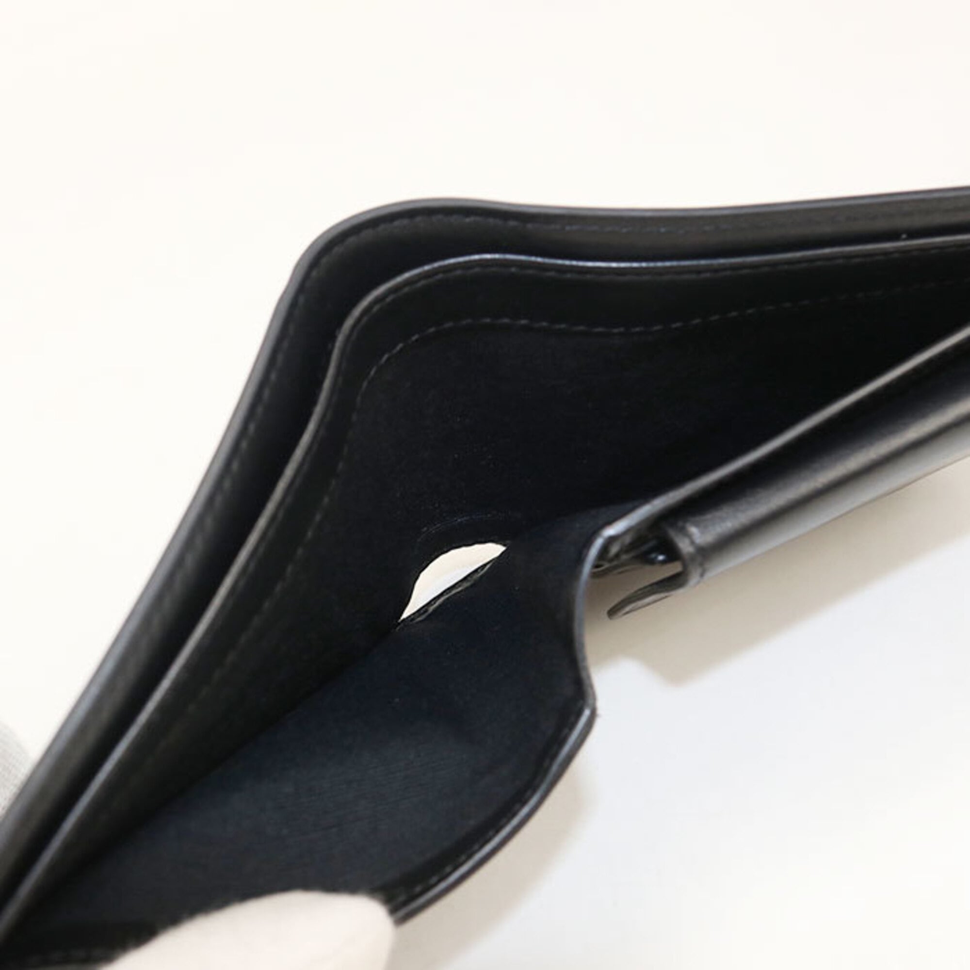 Celine Black Pvc Wallet (Bi-Fold) (Pre-Owned)