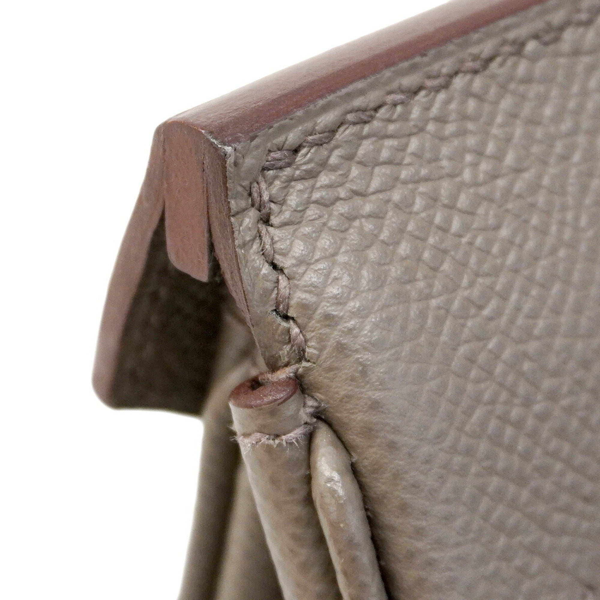 Hermes Etain Epsom Leather Handbag (Pre-Owned)