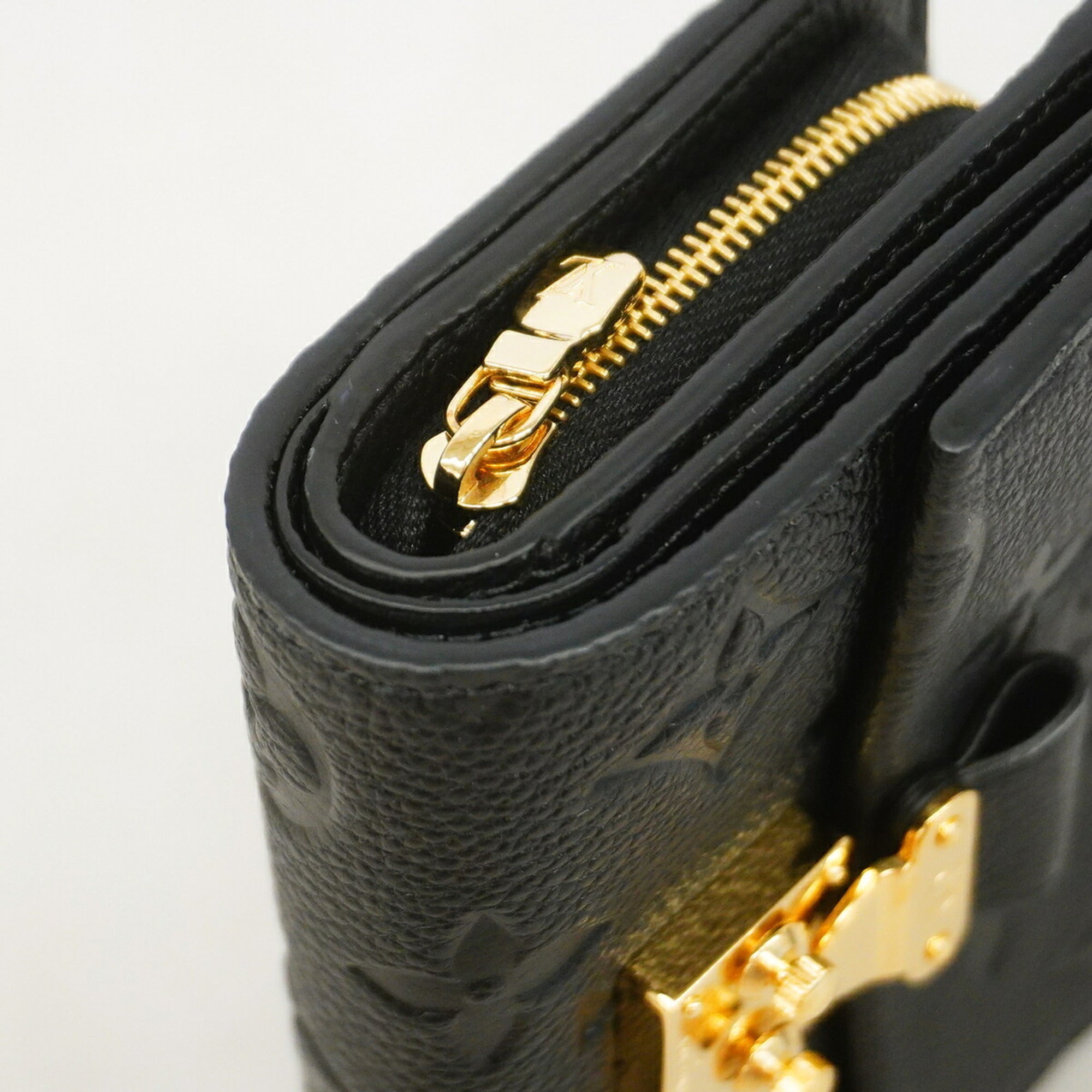 Louis Vuitton Noir Wallet (Tri-Fold) (Pre-Owned)