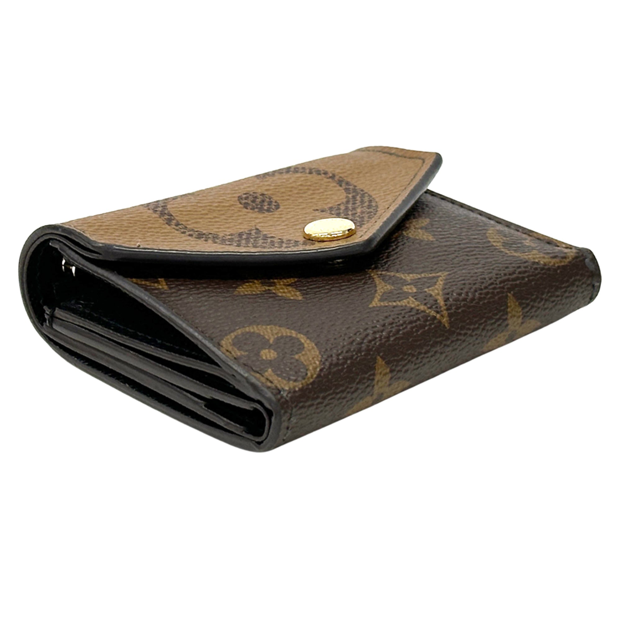 Louis Vuitton Brown Monogram Monogram Wallet (Tri-Fold) (Pre-Owned)