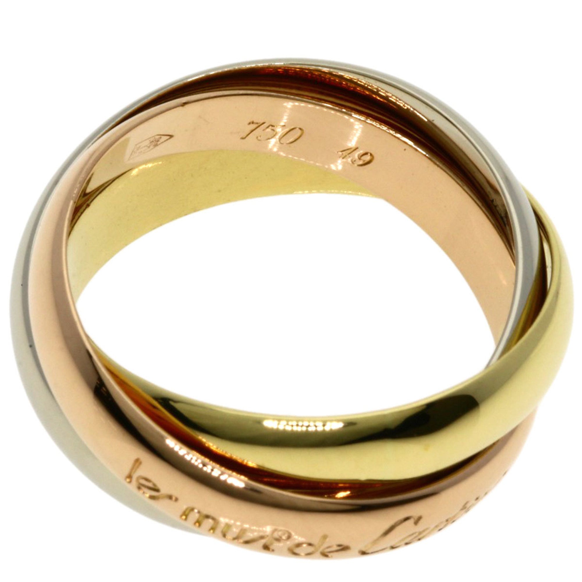 Cartier Yellow Gold (18K) Pink Gold (18K) White Gold (18K) Band Ring (Pre-Owned)
