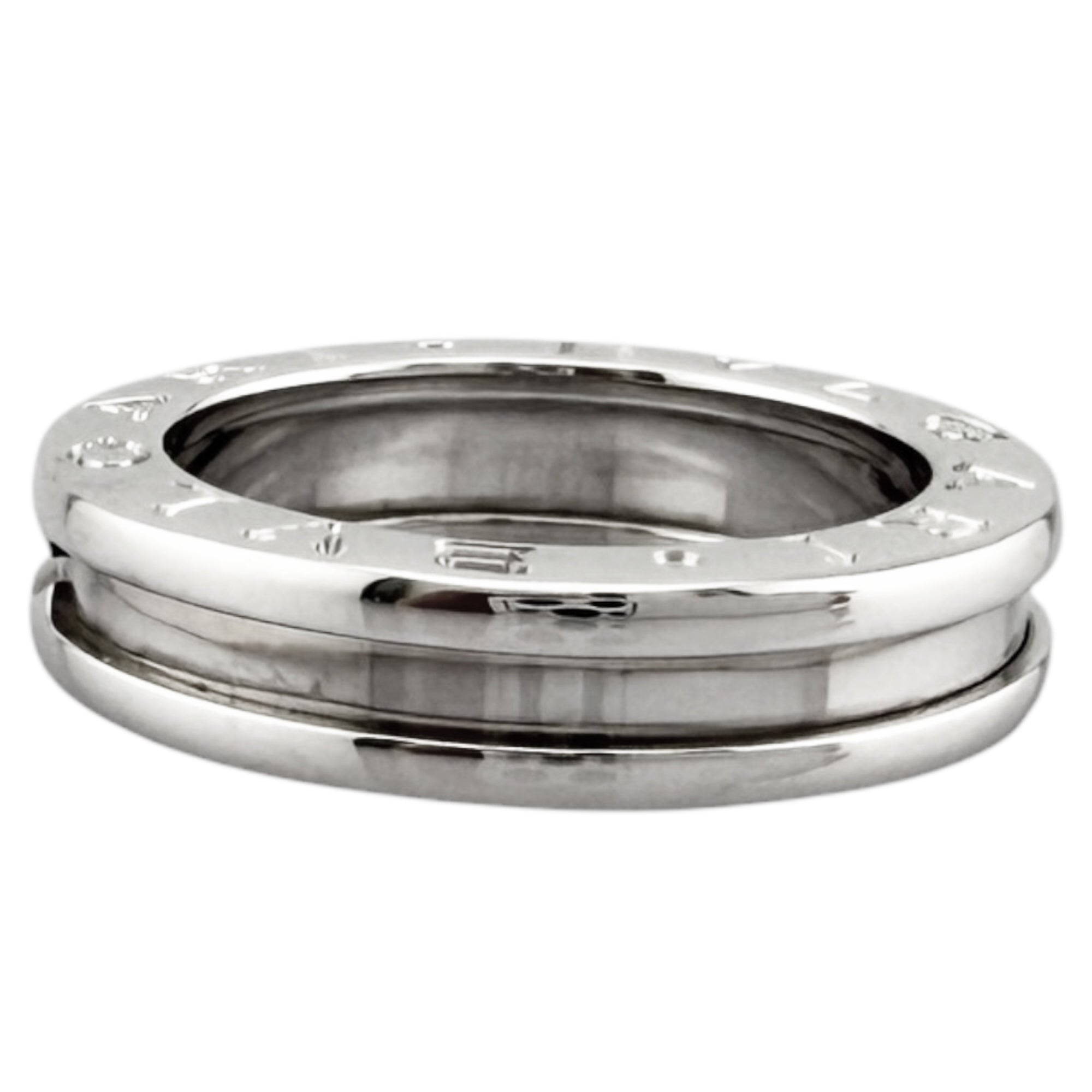 Bvlgari White Gold White Gold (18K) Band Ring (Pre-Owned)