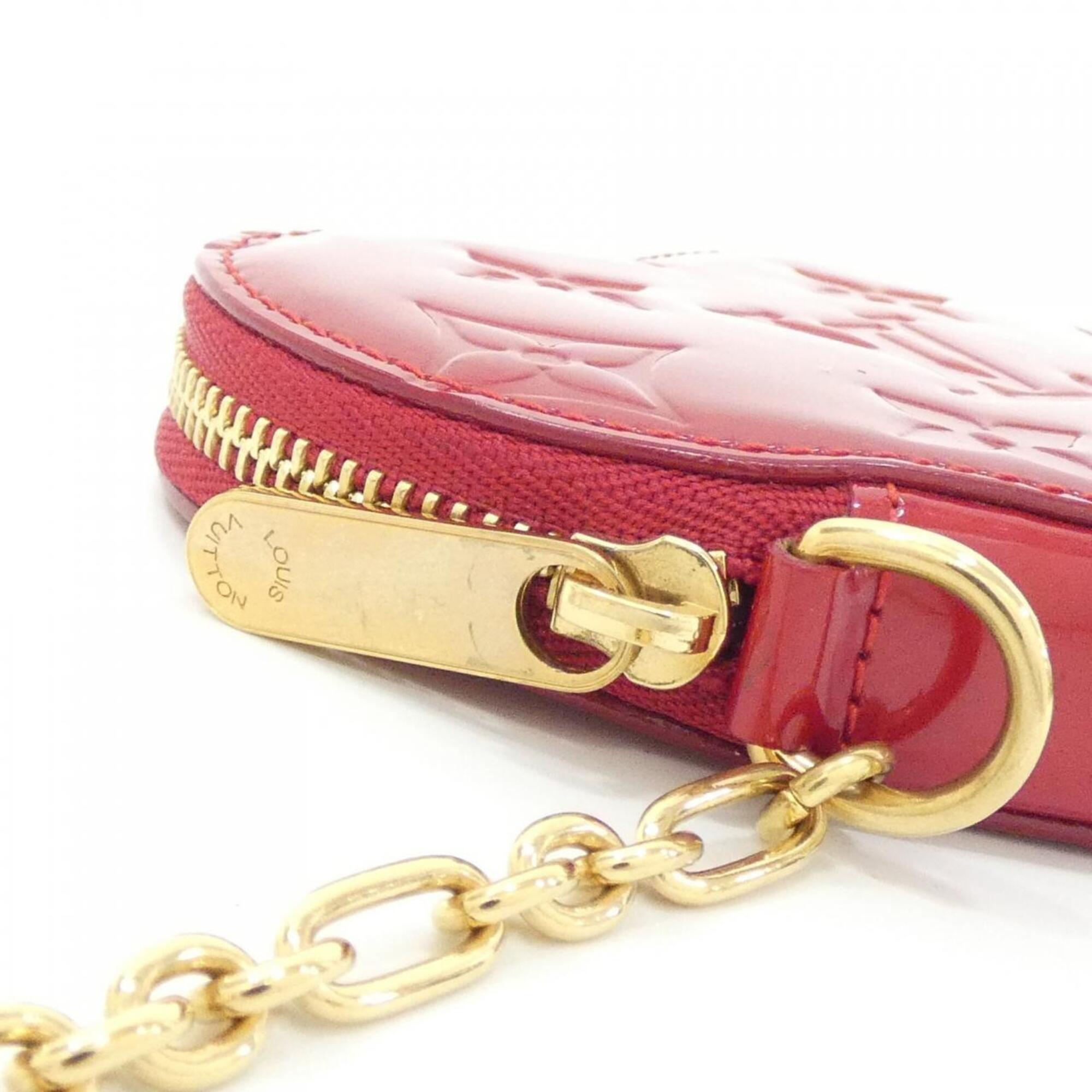 Louis Vuitton Pomme D'amour Red Color Leather Coin Purse/Coin Case (Pre-Owned)
