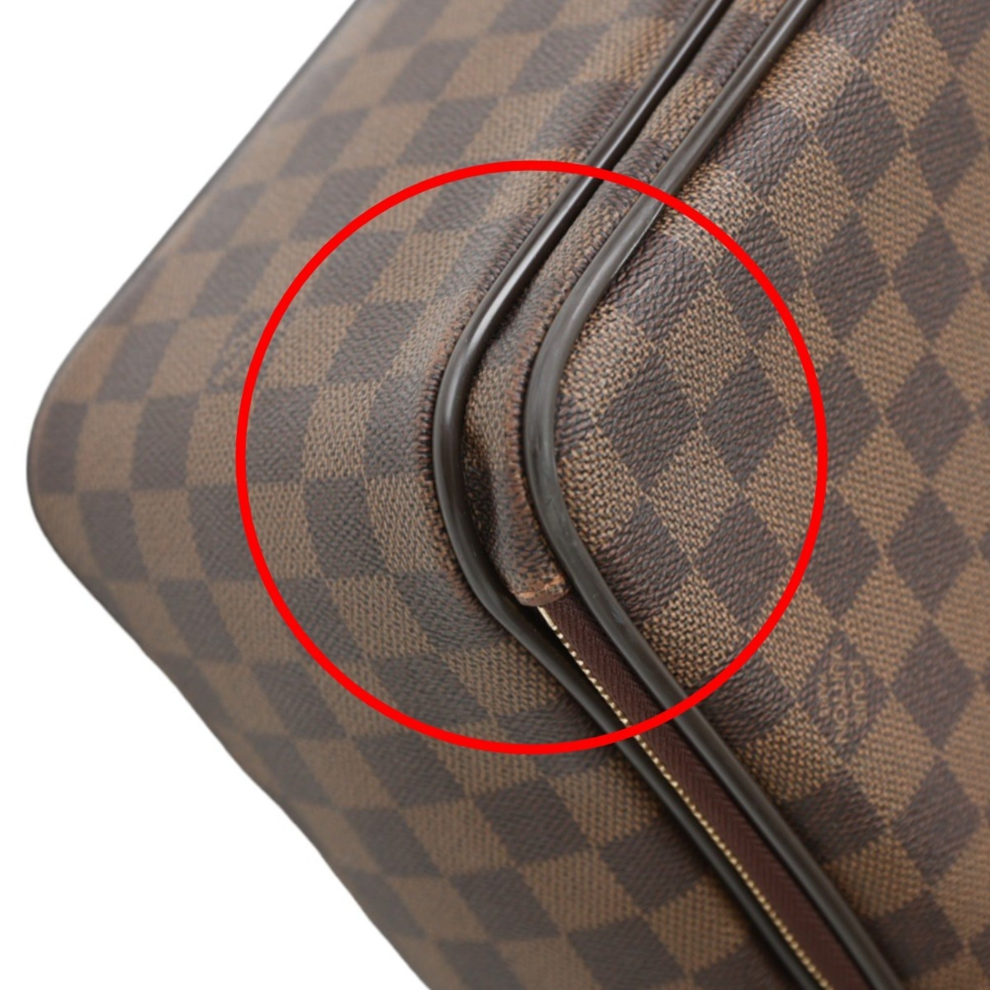 Louis Vuitton Damier Brown Damier Canvas Handbag (Pre-Owned)