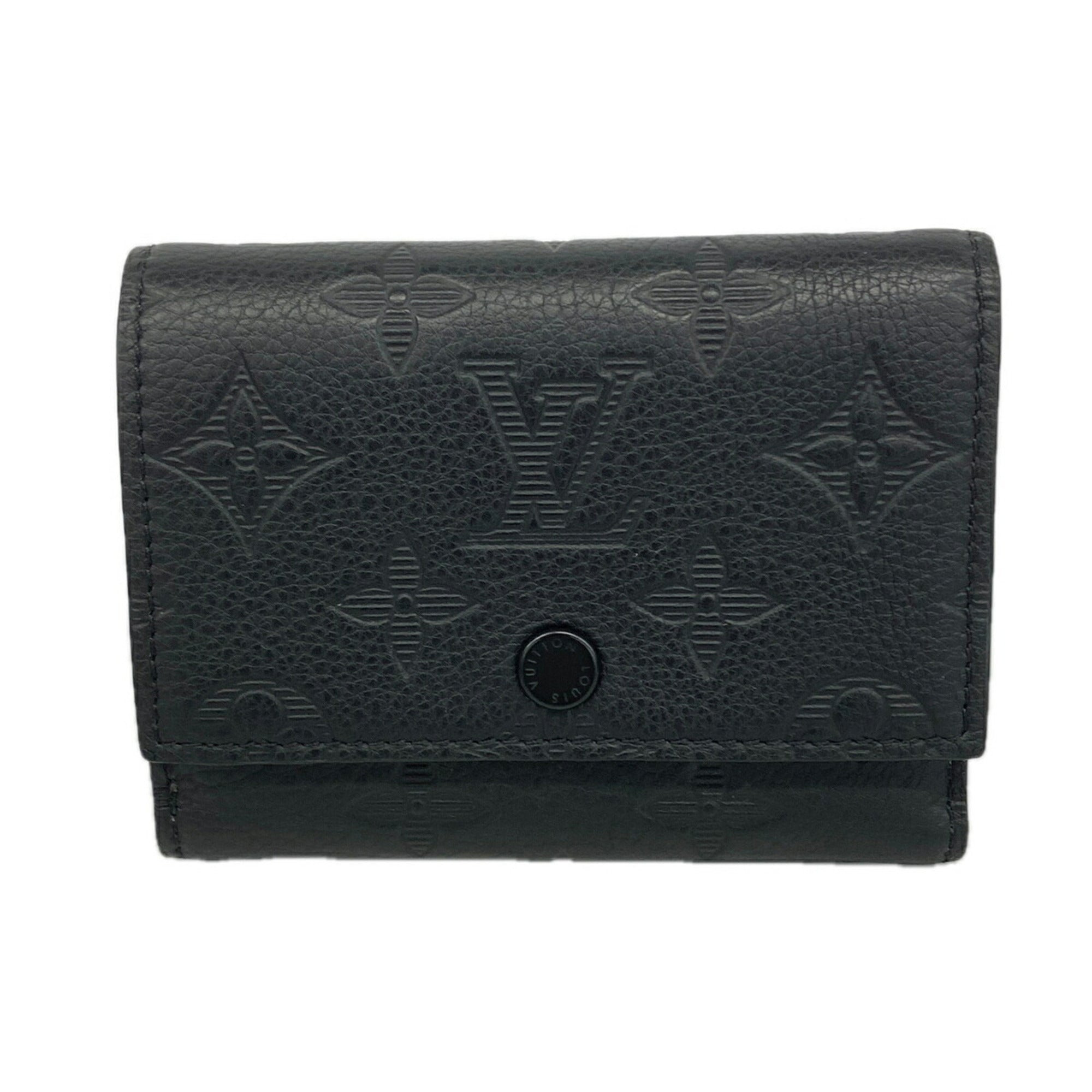 Louis Vuitton Black Wallet (Tri-Fold) (Pre-Owned)