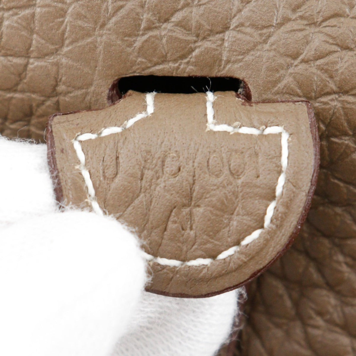Hermes Brown Taurillon Clemence Leather Shoulder Bag (Pre-Owned)