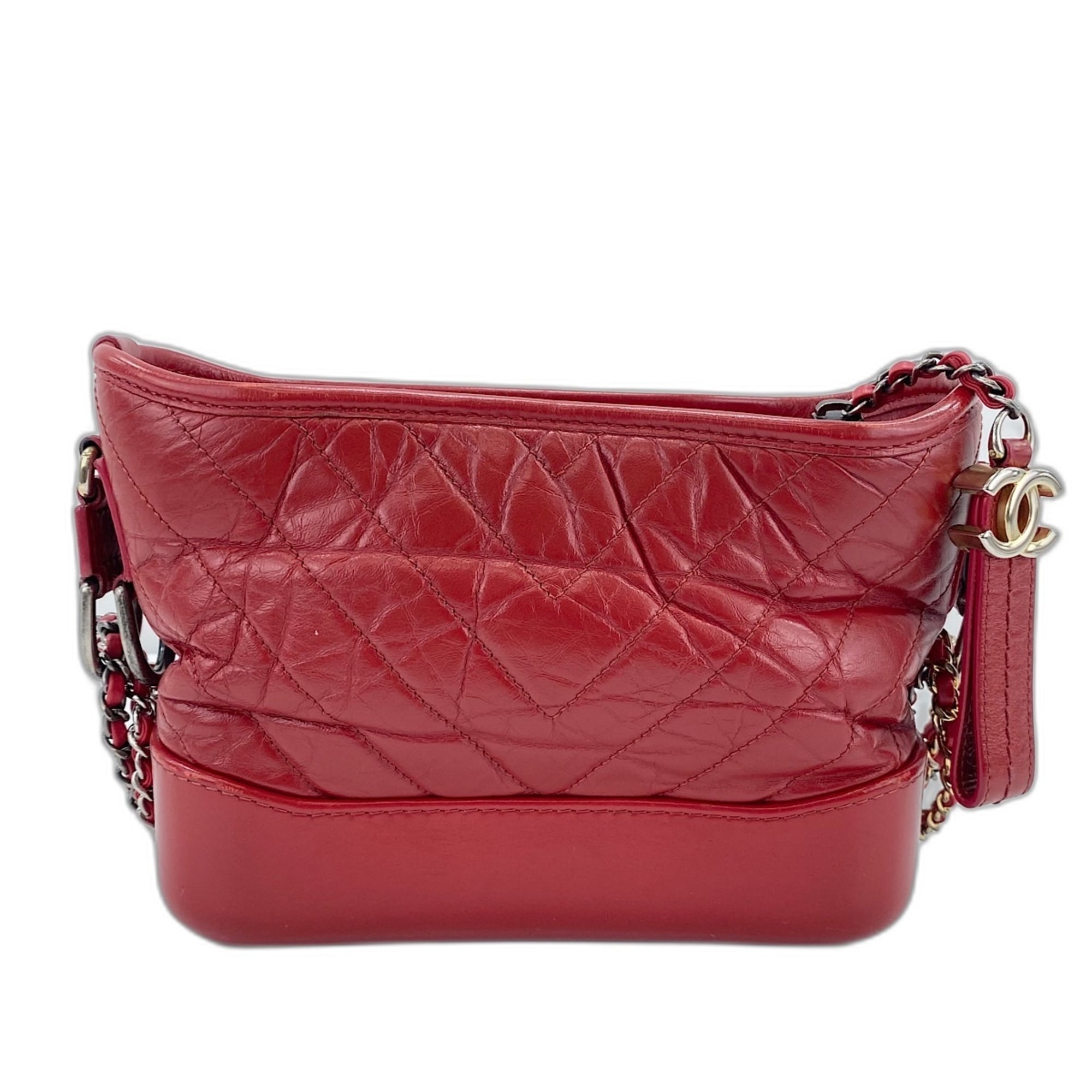 Chanel Clear Red Color Shoulder Bag (Pre-Owned)