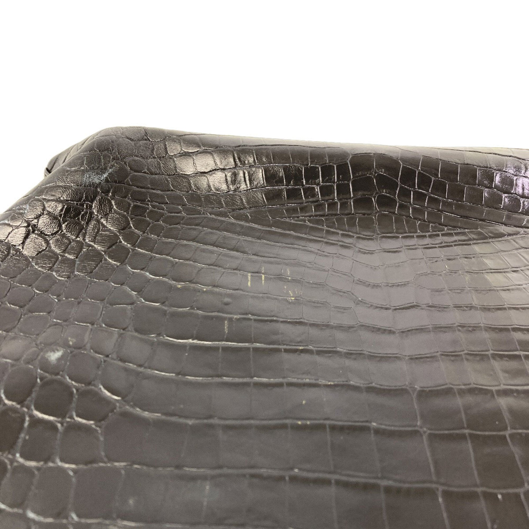 Salvatore Ferragamo Black Leather Tote Bag (Pre-Owned)