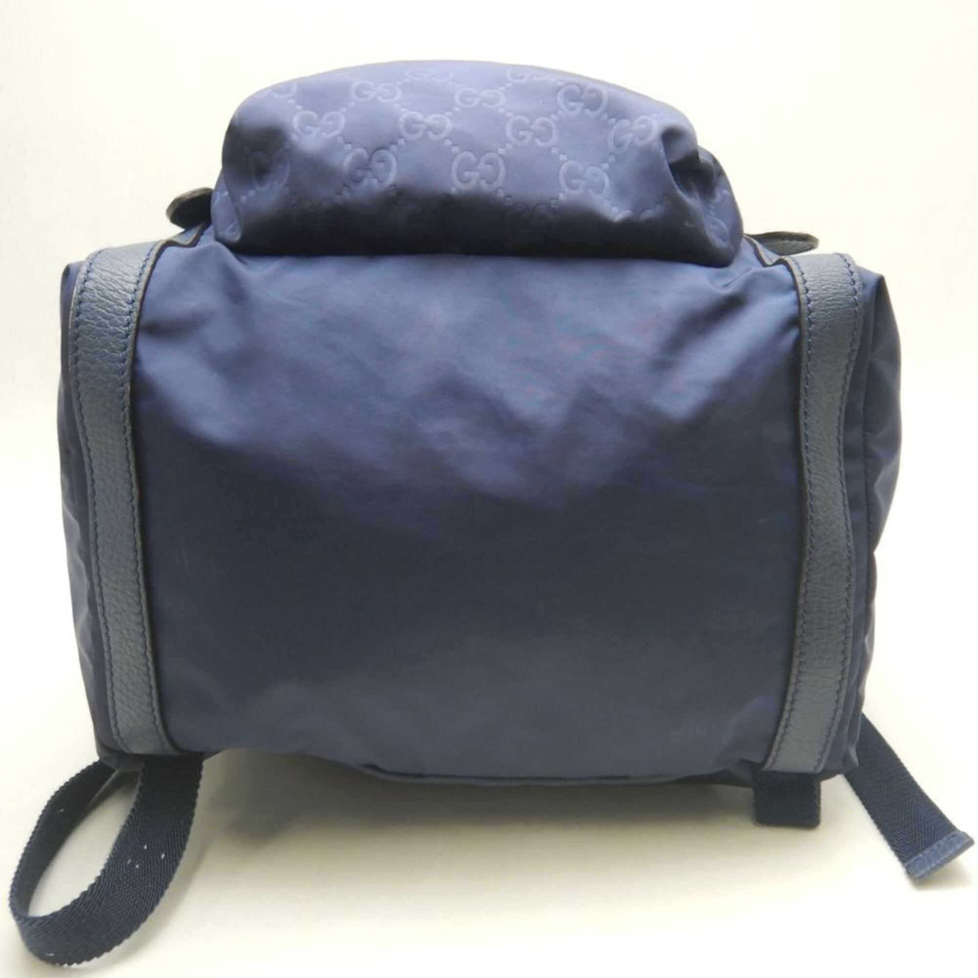 Gucci Navy Nylon Backpack (Pre-Owned)