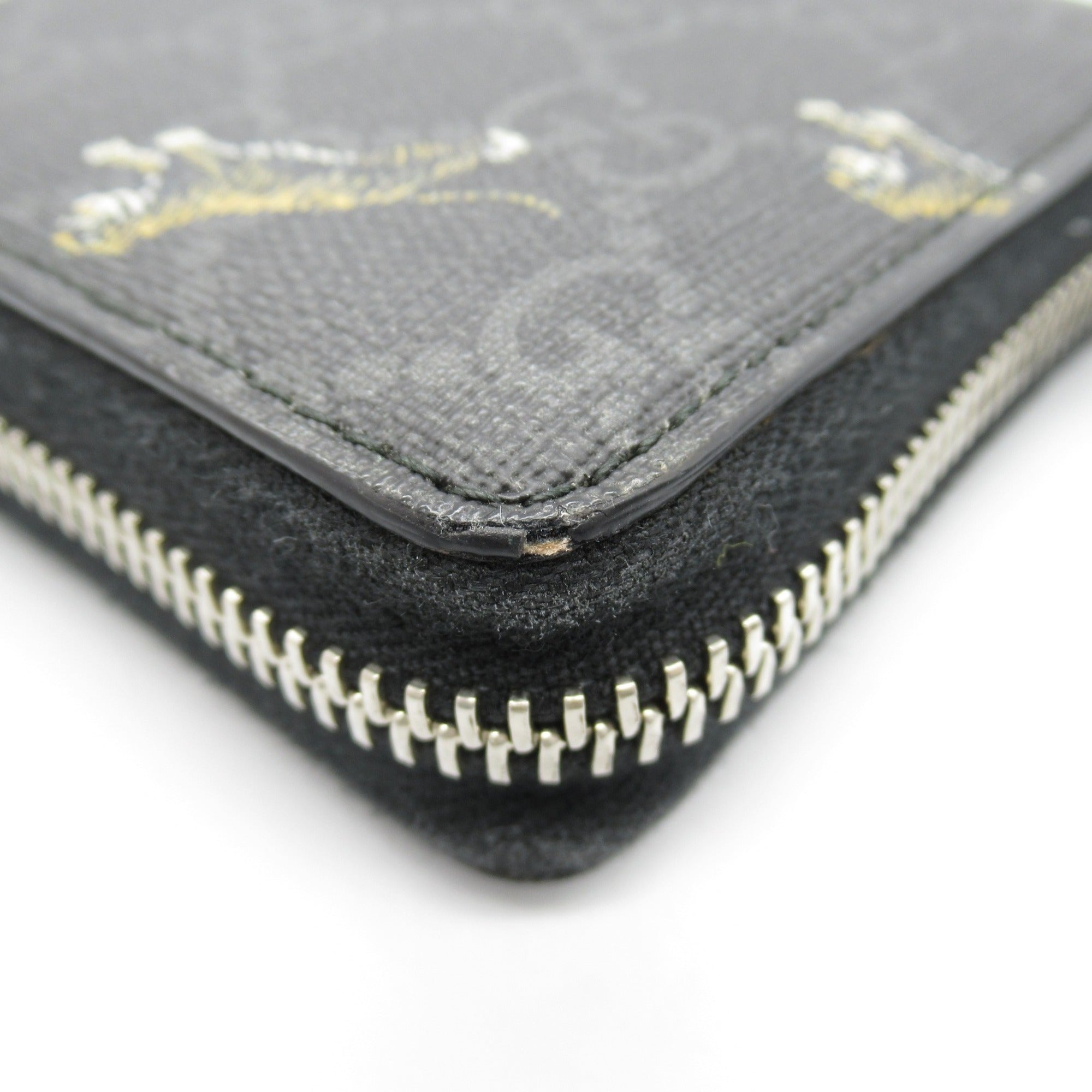 Gucci Black Leather Long Wallet (Bi-Fold) (Pre-Owned)