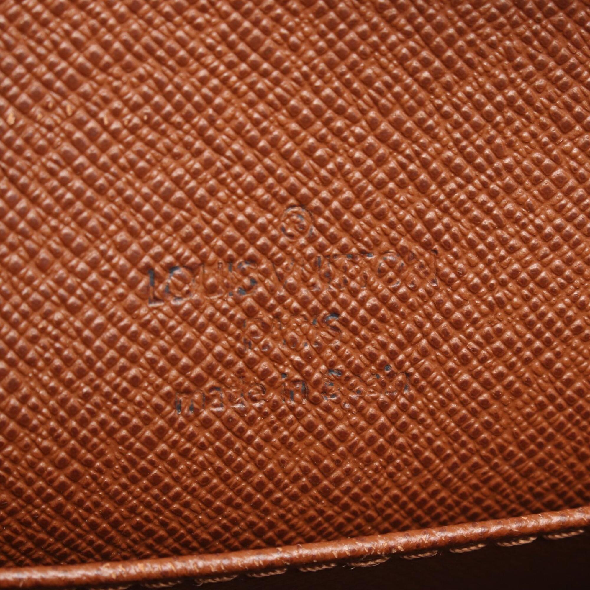 Louis Vuitton Brown Monogram Monogram Leather Handbag Shoulder Bag (Pre-Owned)