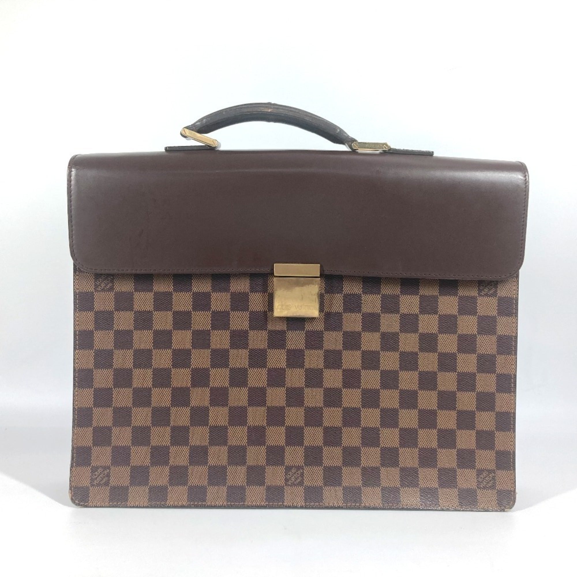 Louis Vuitton Brown Ebene Damier Canvas Briefcase (Pre-Owned)