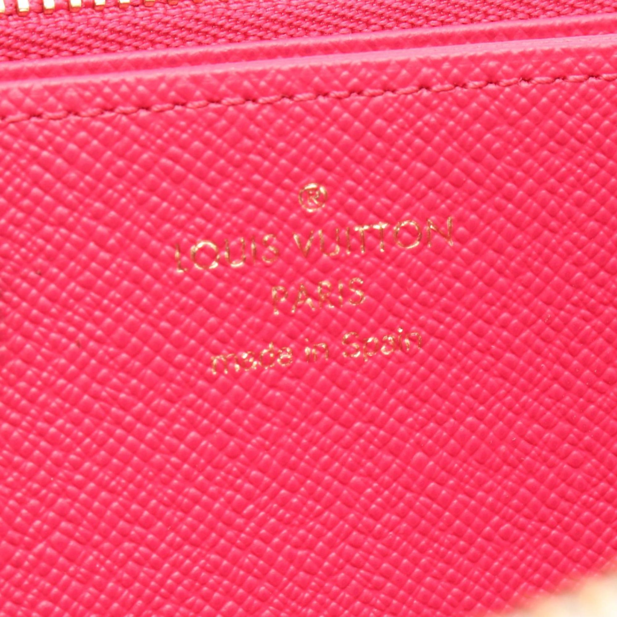 Louis Vuitton Multicolor Multi-Color White Pvc Damier Azur Long Wallet (Bi-Fold) (Pre-Owned)