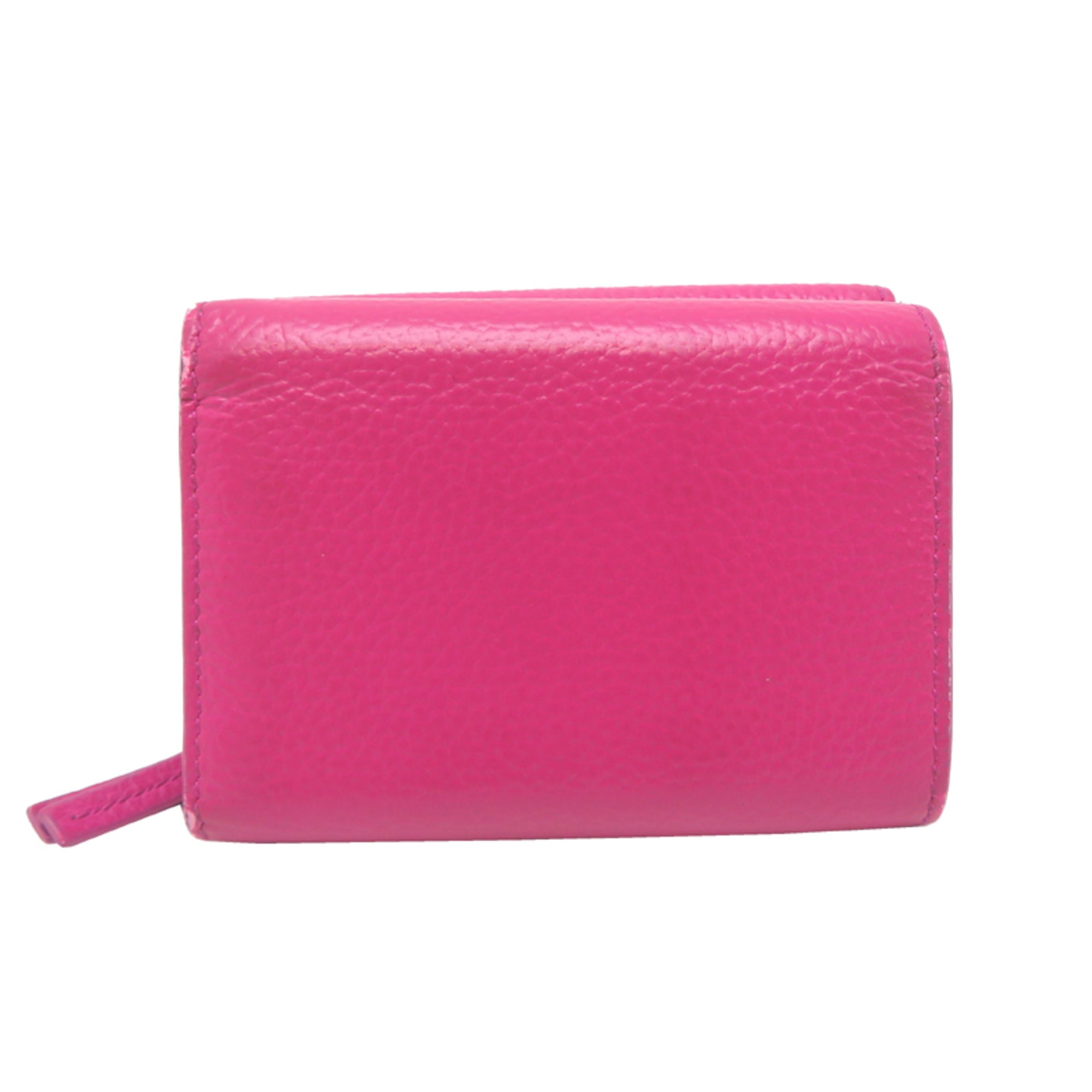 Balenciaga Pink Leather Wallet (Tri-Fold) (Pre-Owned)