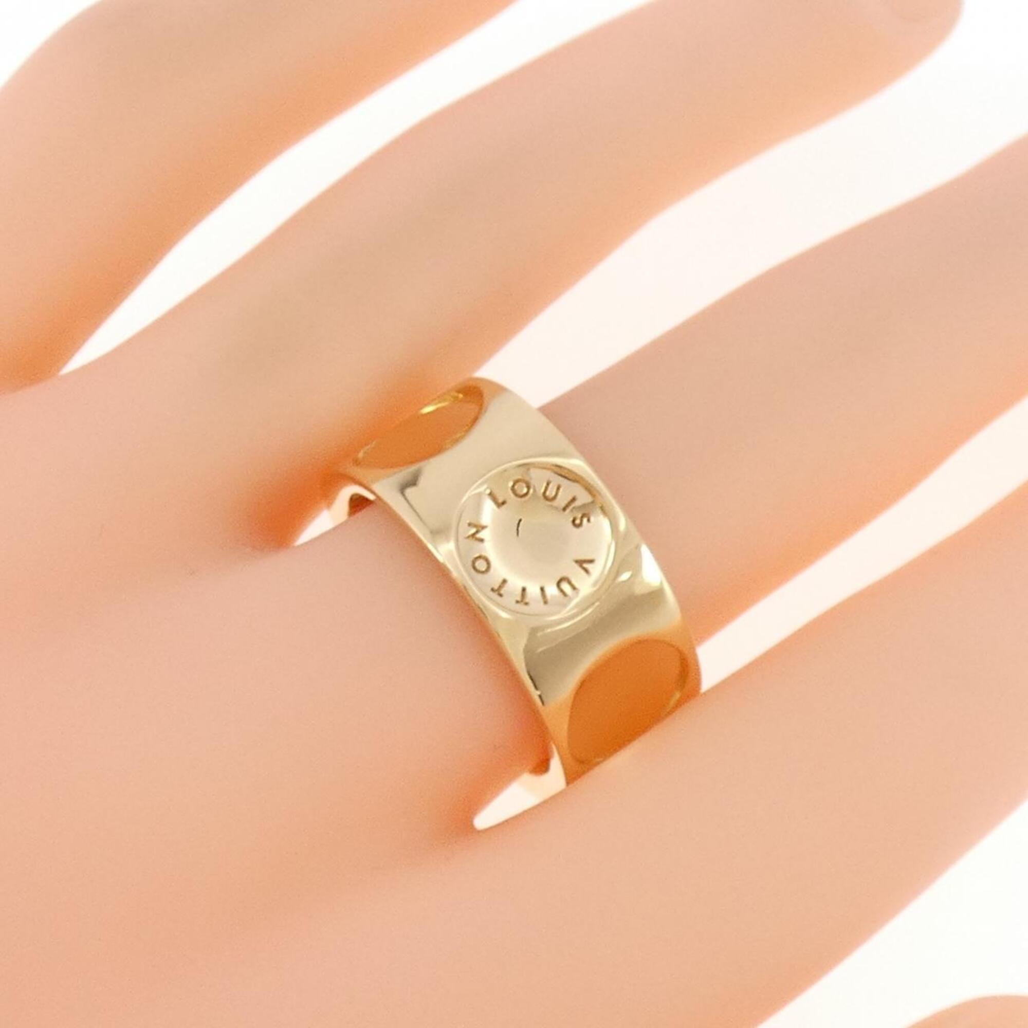 Louis Vuitton Yellow Gold Yellow Gold (18K) Band Ring (Pre-Owned)
