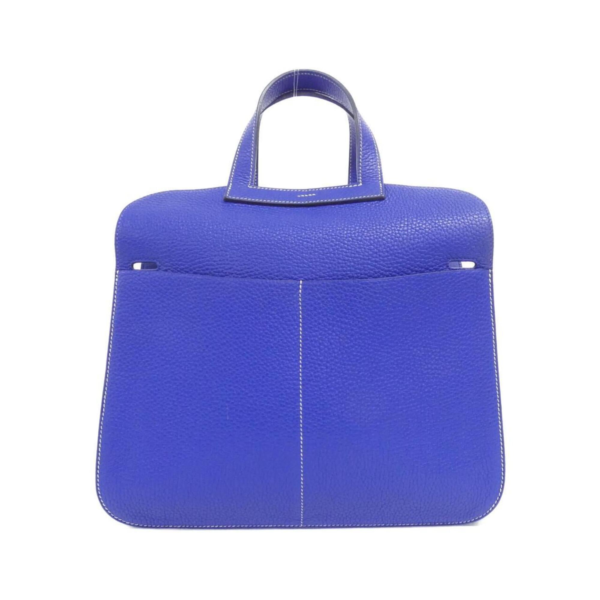 Hermes Blue Electric Taurillon Clemence Leather Handbag (Pre-Owned)