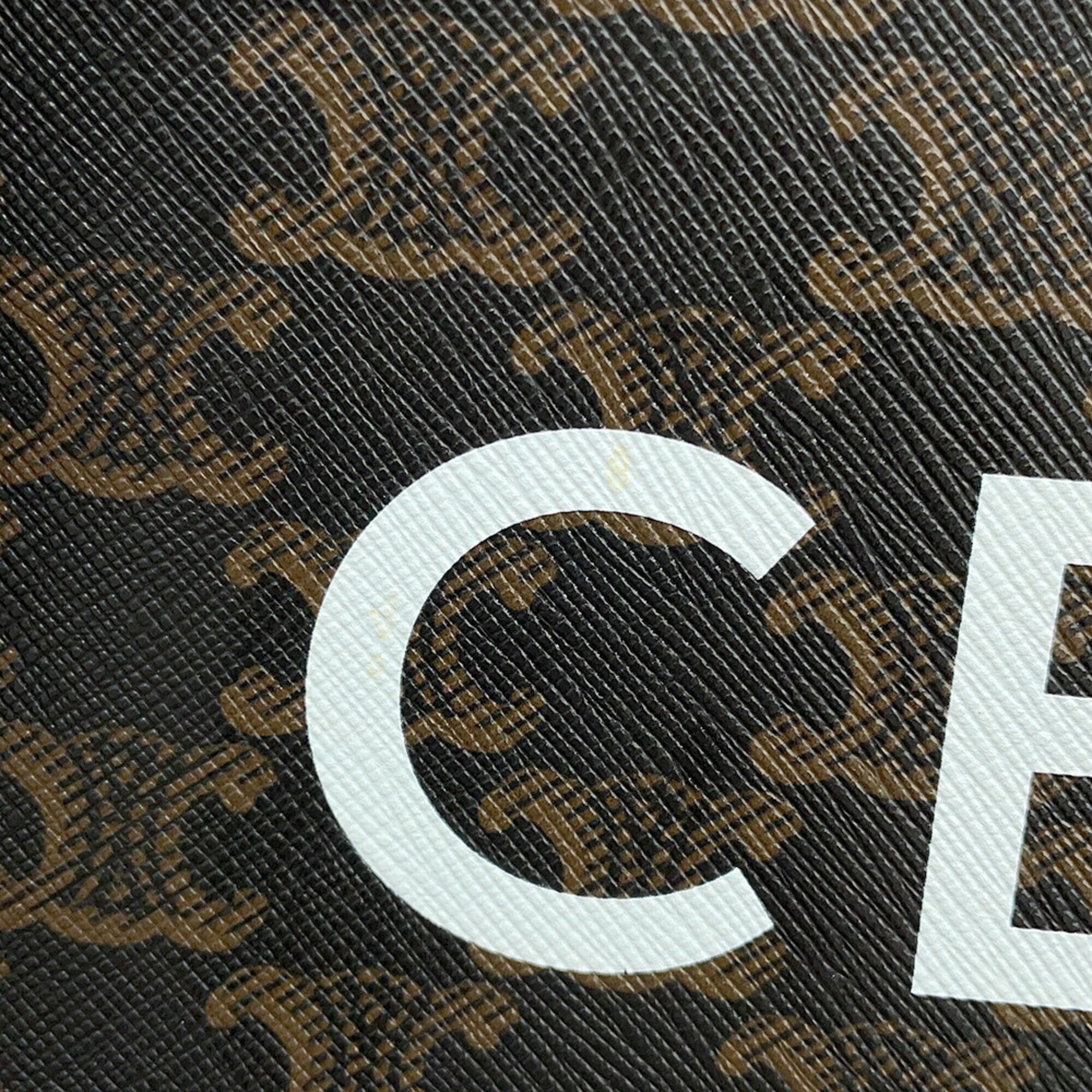Celine Gold Pvc Leather Handbag Shoulder Bag (Pre-Owned)