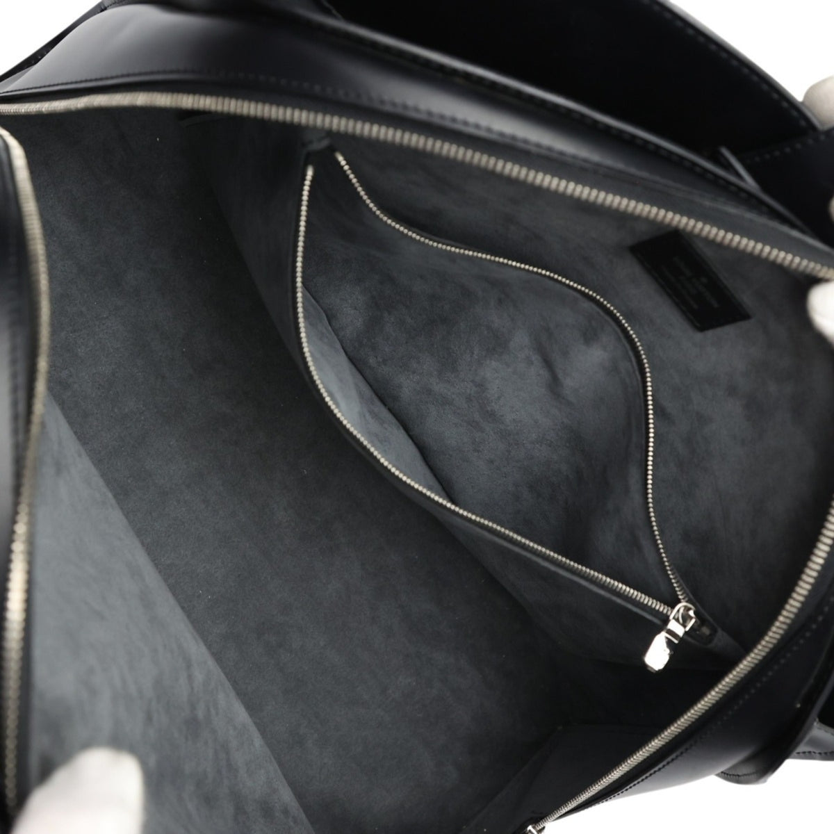 Louis Vuitton Black Noir Epi Leather Handbag (Pre-Owned)