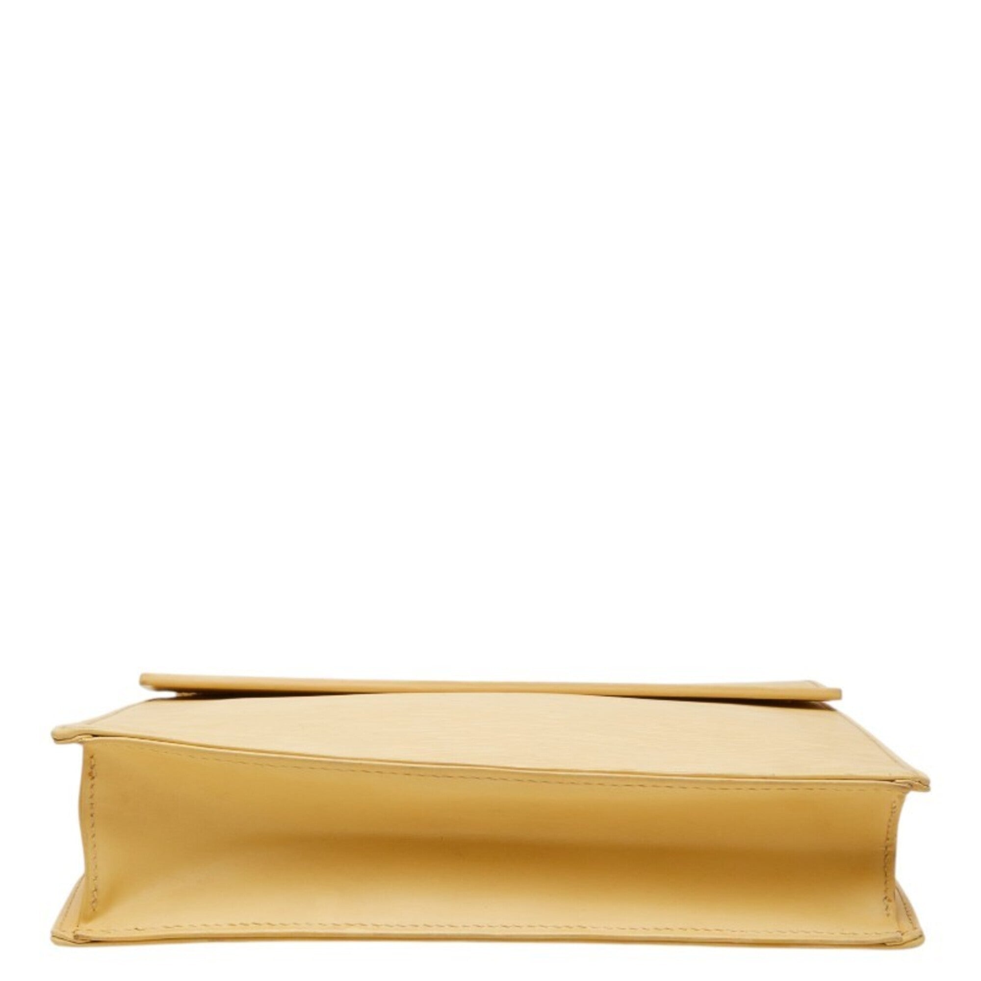 Louis Vuitton Vanilla Yellow Leather Shoulder Bag (Pre-Owned)