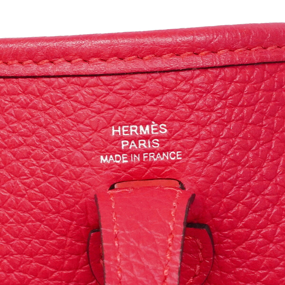 Hermes Pink Taurillon Clemence Leather Shoulder Bag (Pre-Owned)