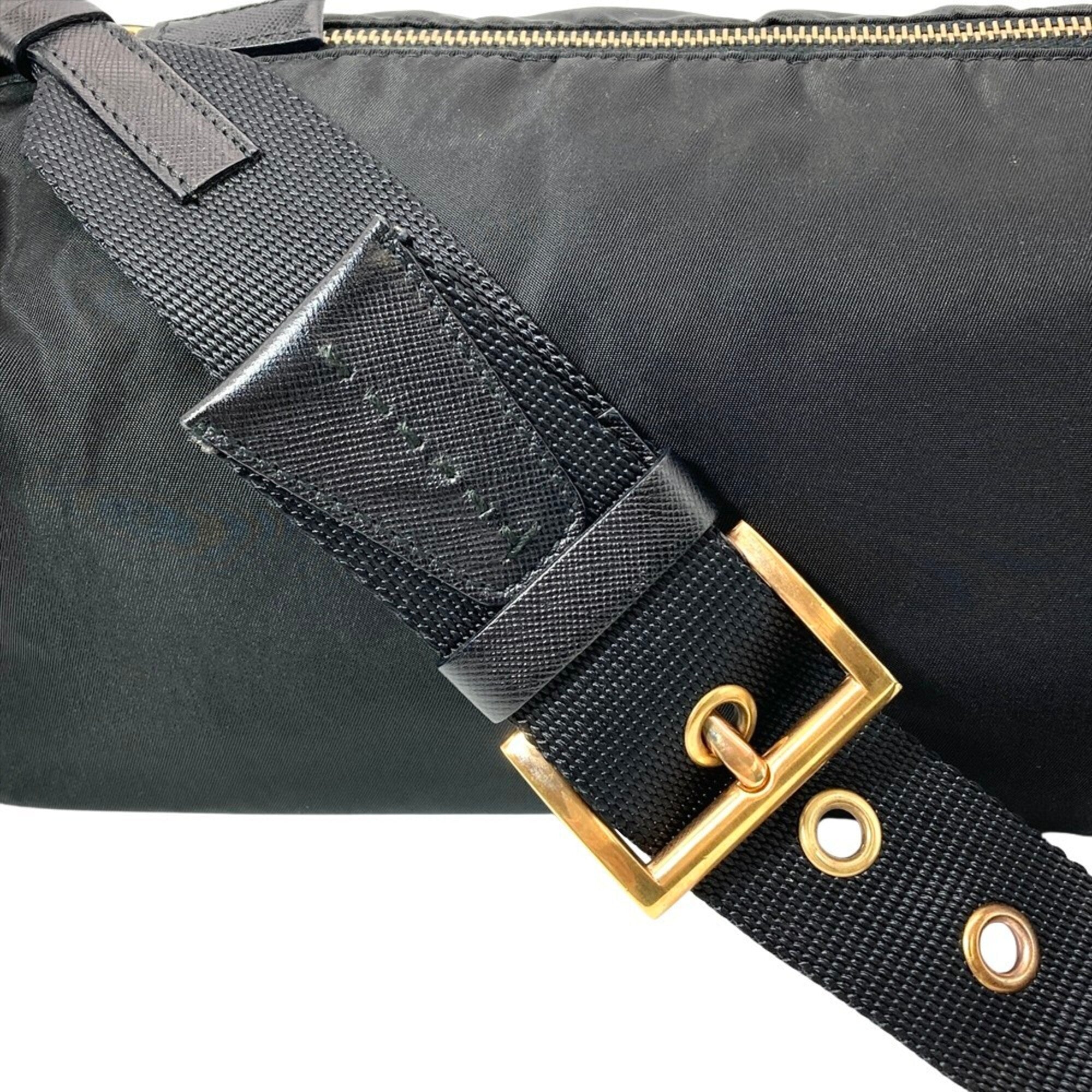 Prada Black Nylon Shoulder Bag (Pre-Owned)
