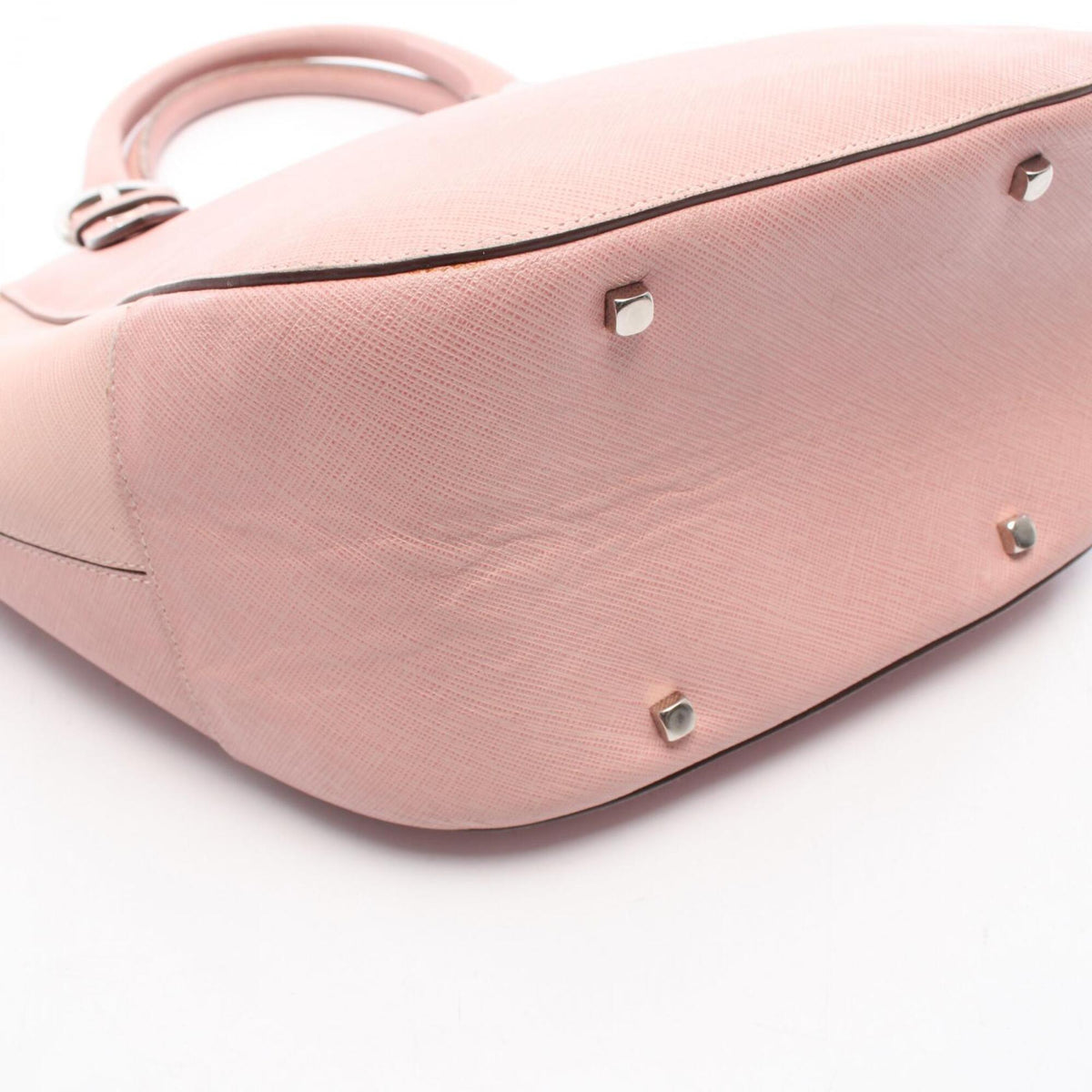 Salvatore Ferragamo Pink Leather Handbag (Pre-Owned)