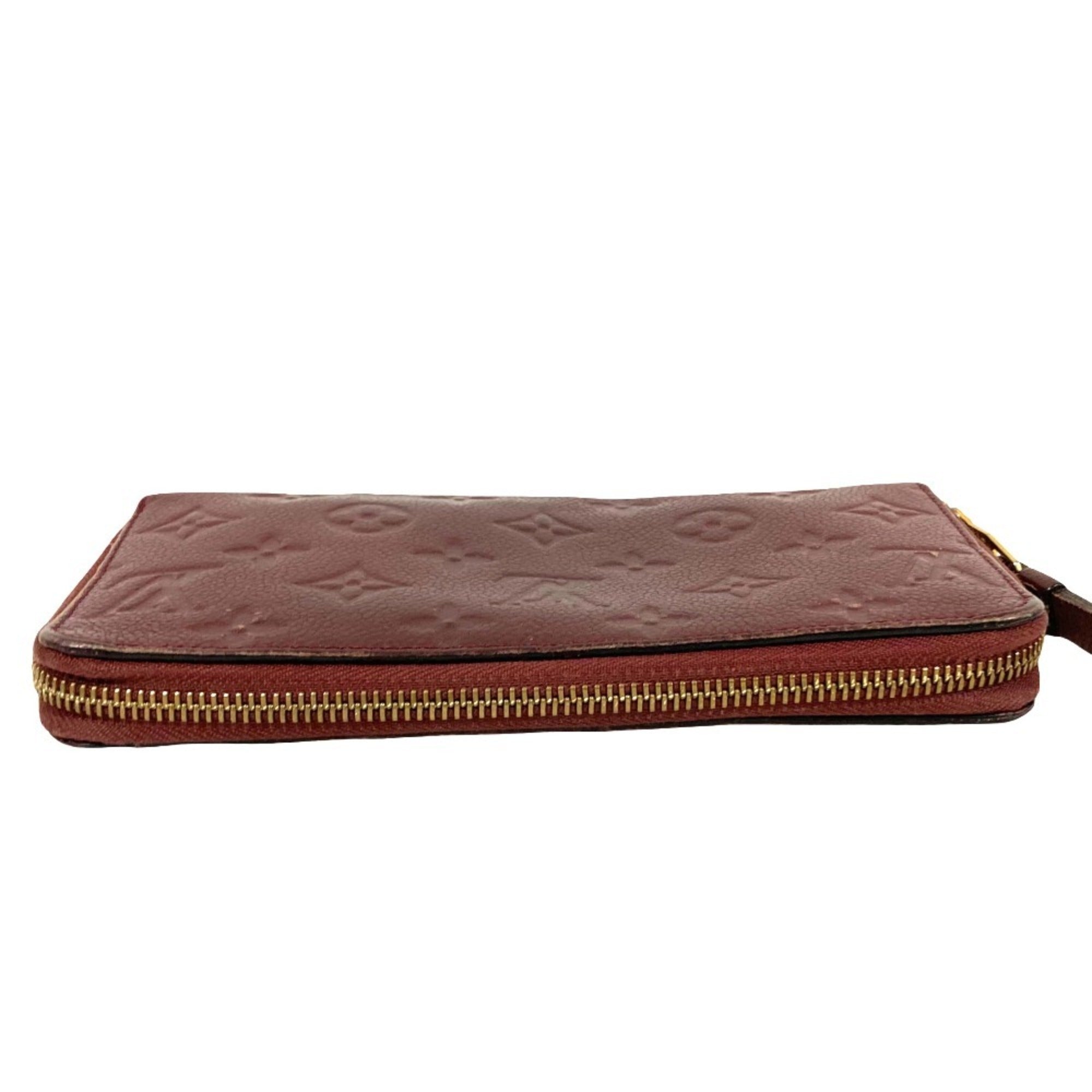 Louis Vuitton Monogram Empreinte Bordeaux Monogram Empreinte Long Wallet (Bi-Fold) (Pre-Owned)