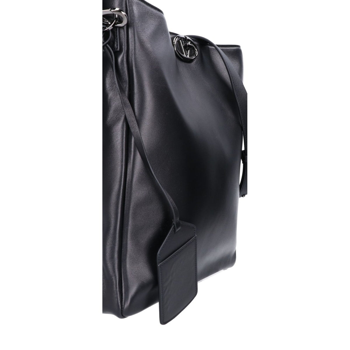 Valentino Black Leather Shoulder Bag (Pre-Owned)