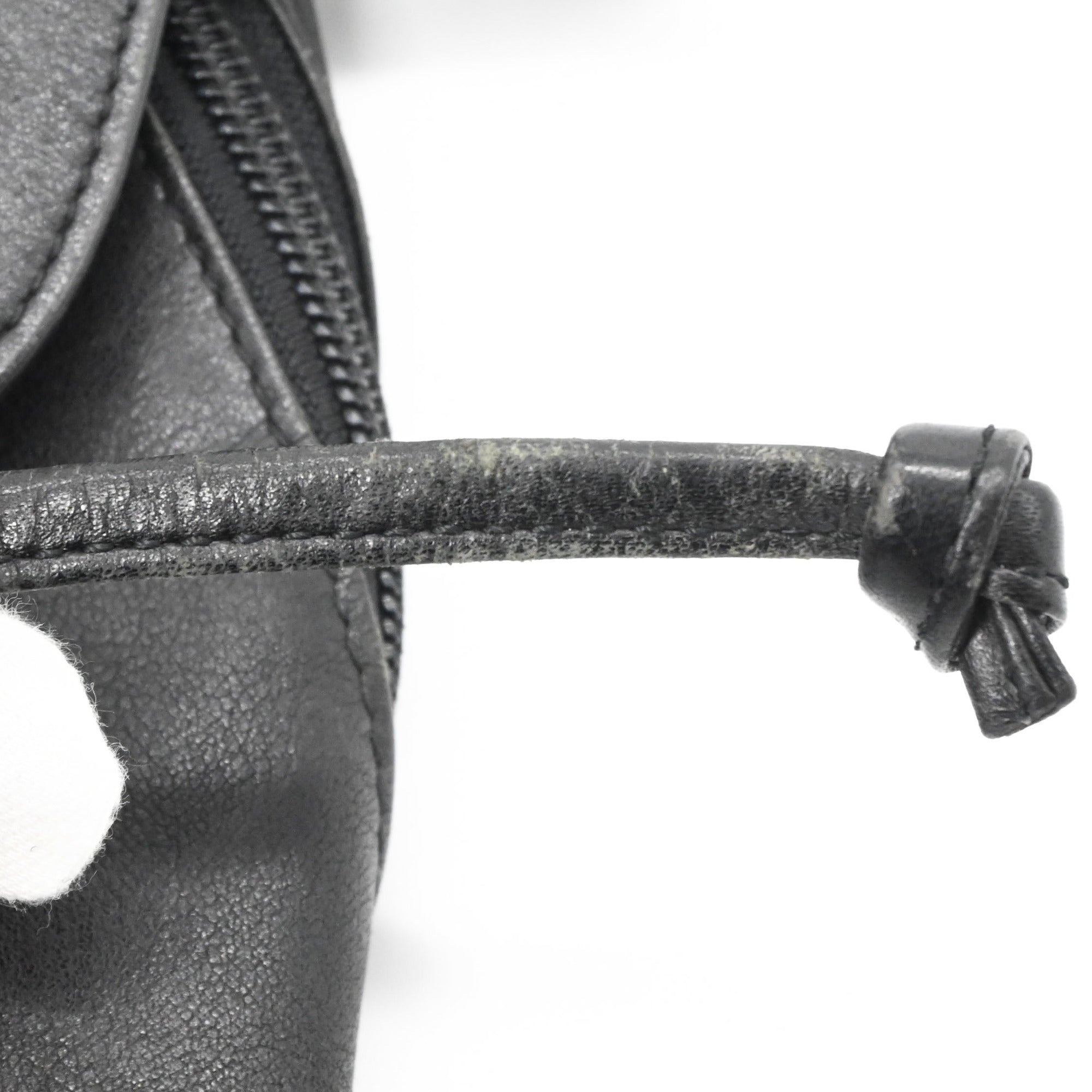 Versace Black Leather Backpack (Pre-Owned)