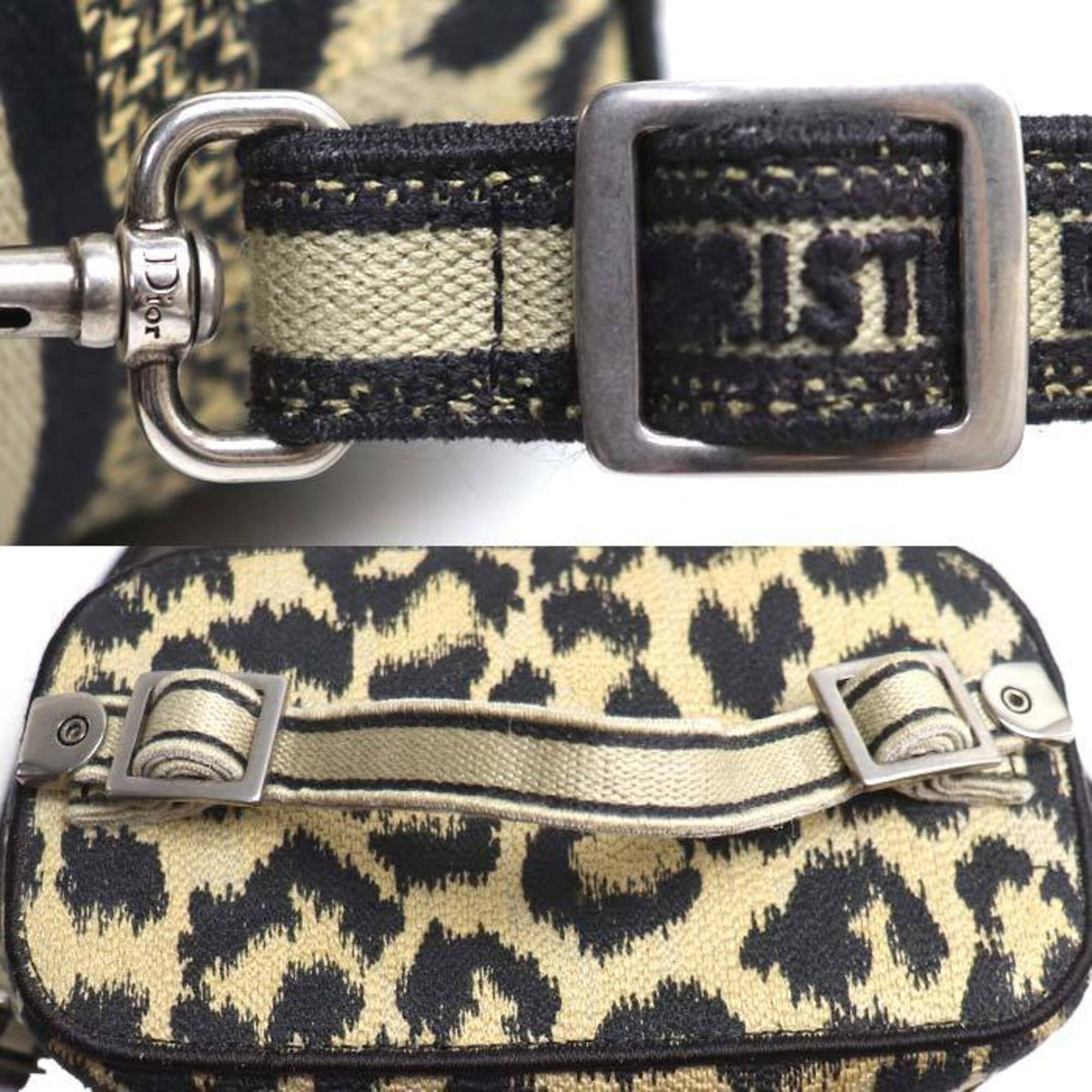 Christian Dior Canvas Shoulder Bag (Pre-Owned)