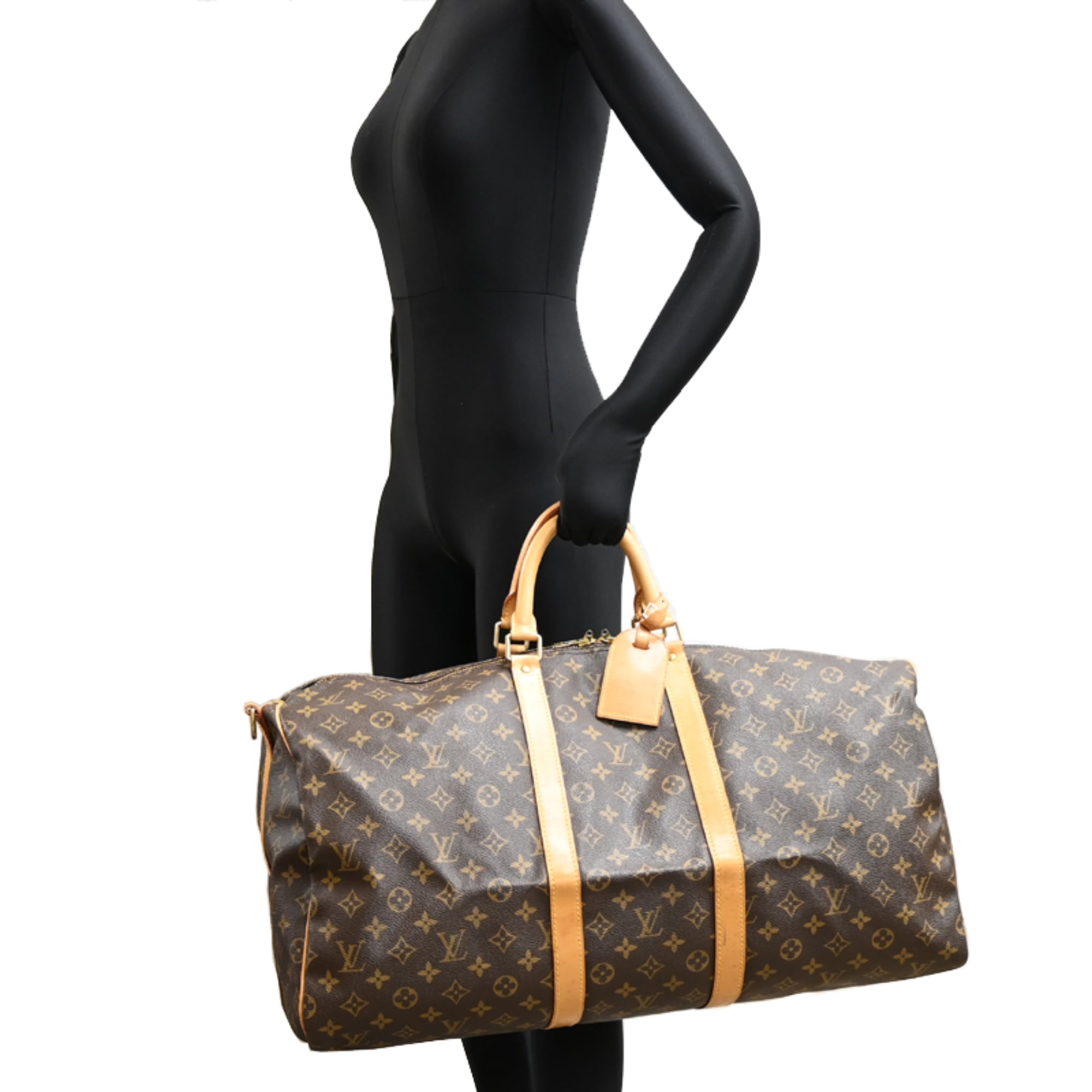Louis Vuitton Brown Monogram Boston Bag (Pre-Owned)