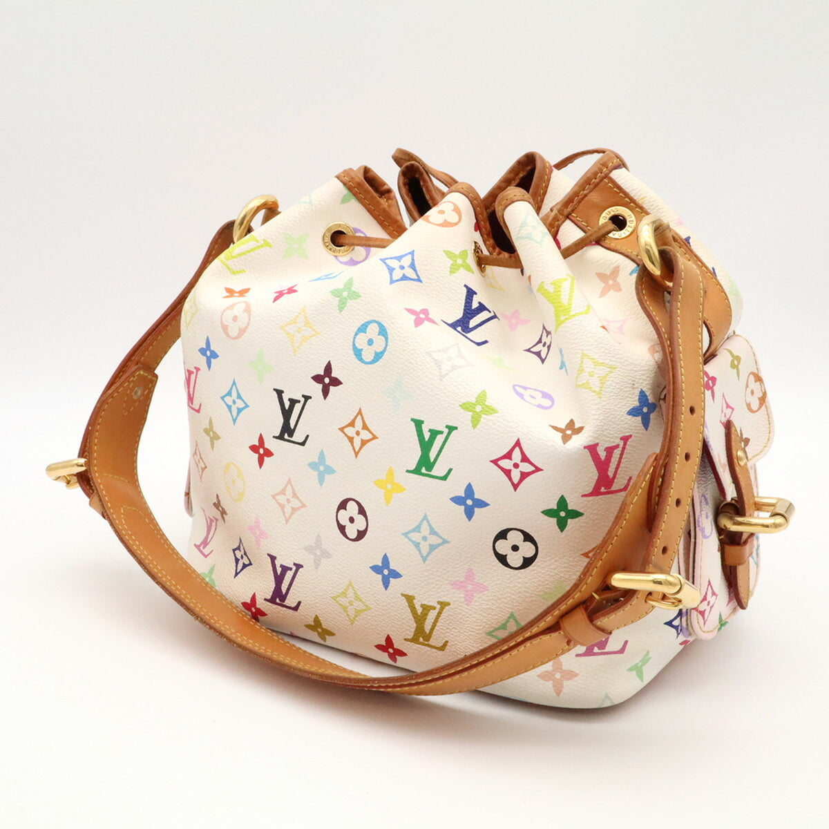 Louis Vuitton Blanc Monogram Multi-Color White Monogram Multicolore Shoulder Bag (Pre-Owned)