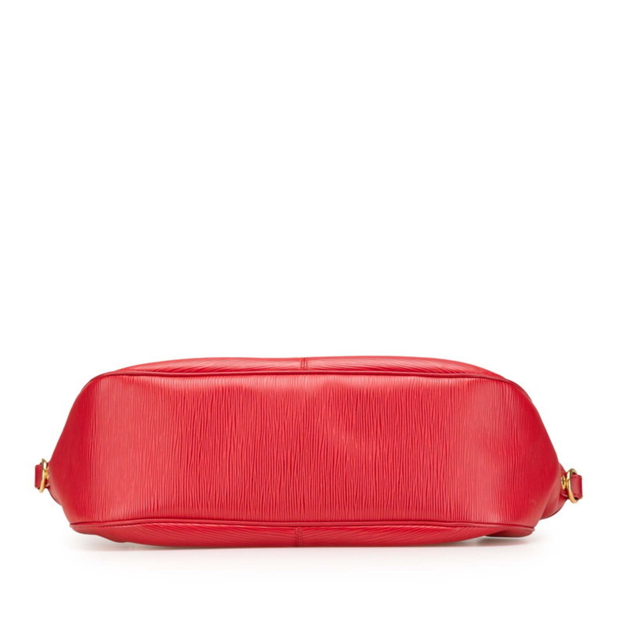 Louis Vuitton Red Color Rouge Leather Handbag Shoulder Bag (Pre-Owned)