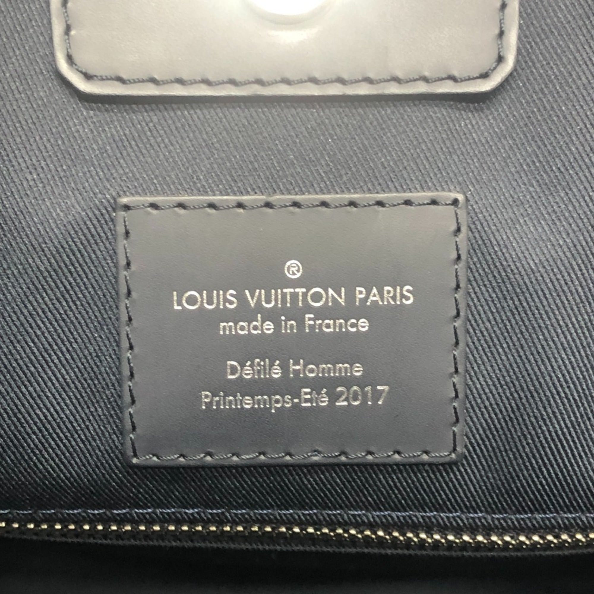 Louis Vuitton Navy Monogram Canvas Tote Bag (Pre-Owned)