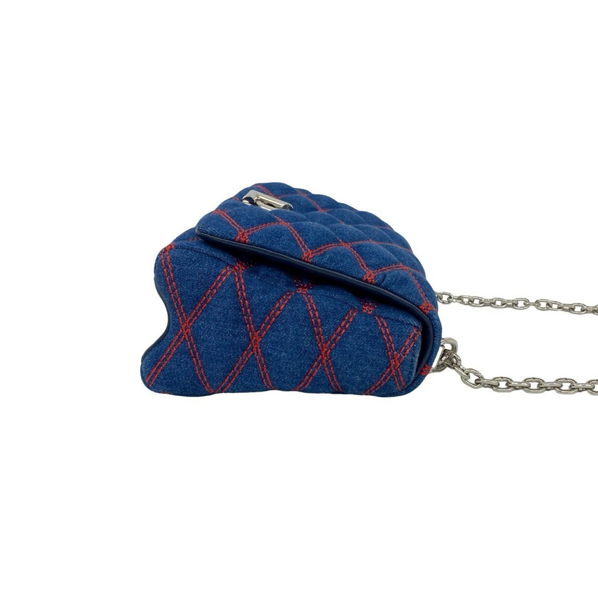 Louis Vuitton Blue Denim Shoulder Bag (Pre-Owned)