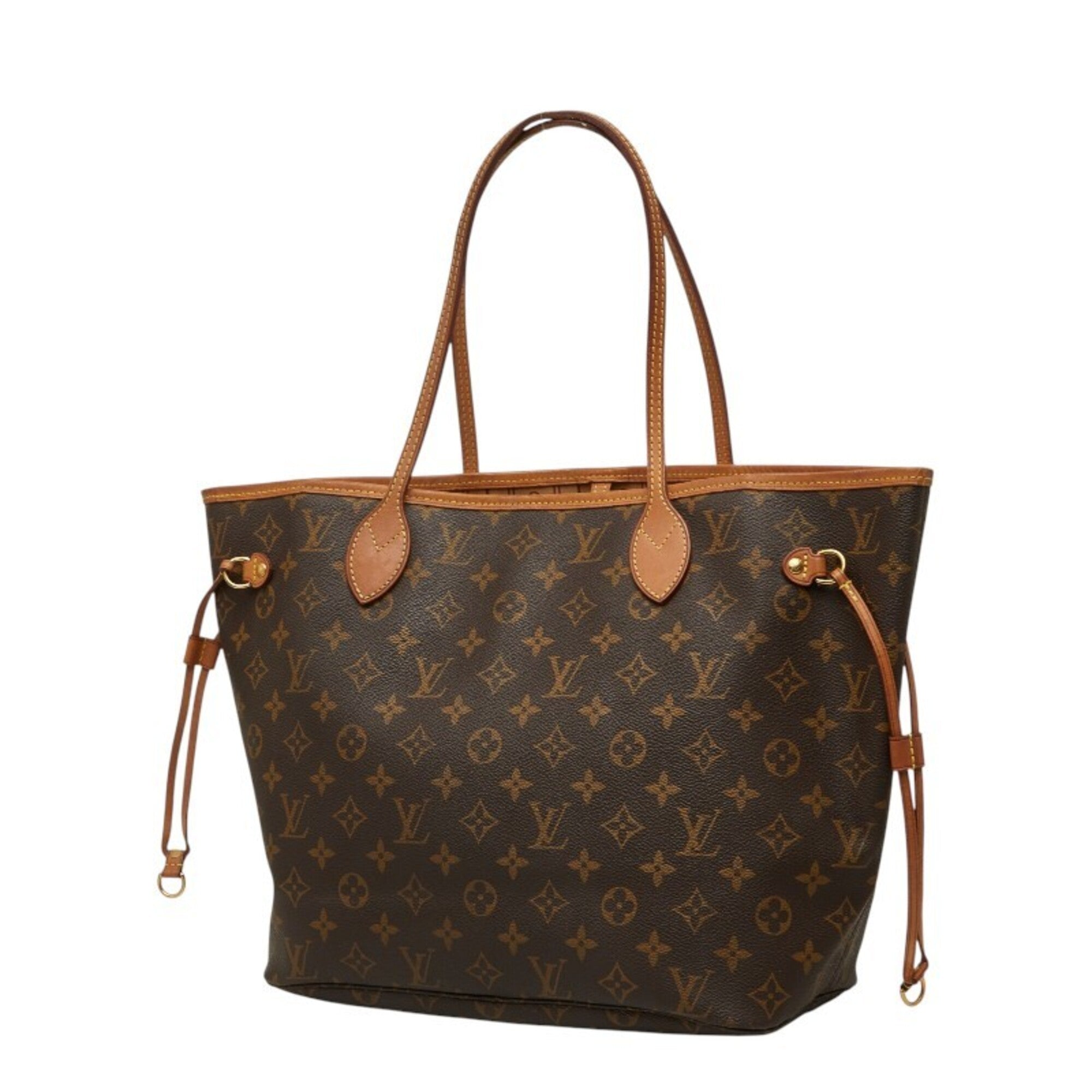 Louis Vuitton Monogram Brown Pvc Leather Tote Bag (Pre-Owned)