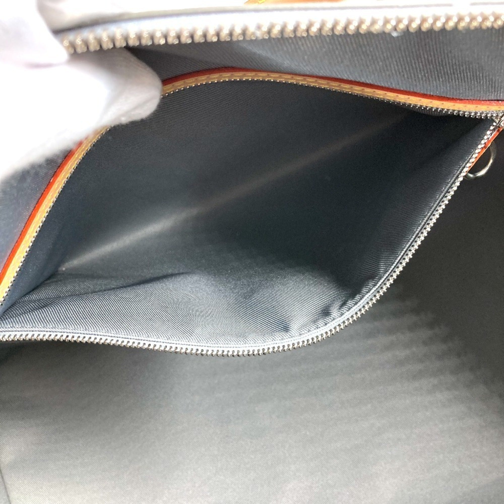 Louis Vuitton Silver Leather Boston Bag Handbag (Pre-Owned)
