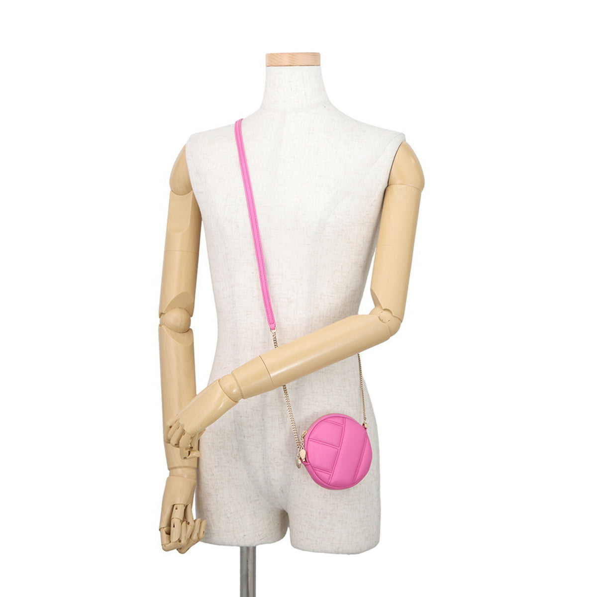 Bvlgari Pink Leather Handbag Pochette (Pre-Owned)
