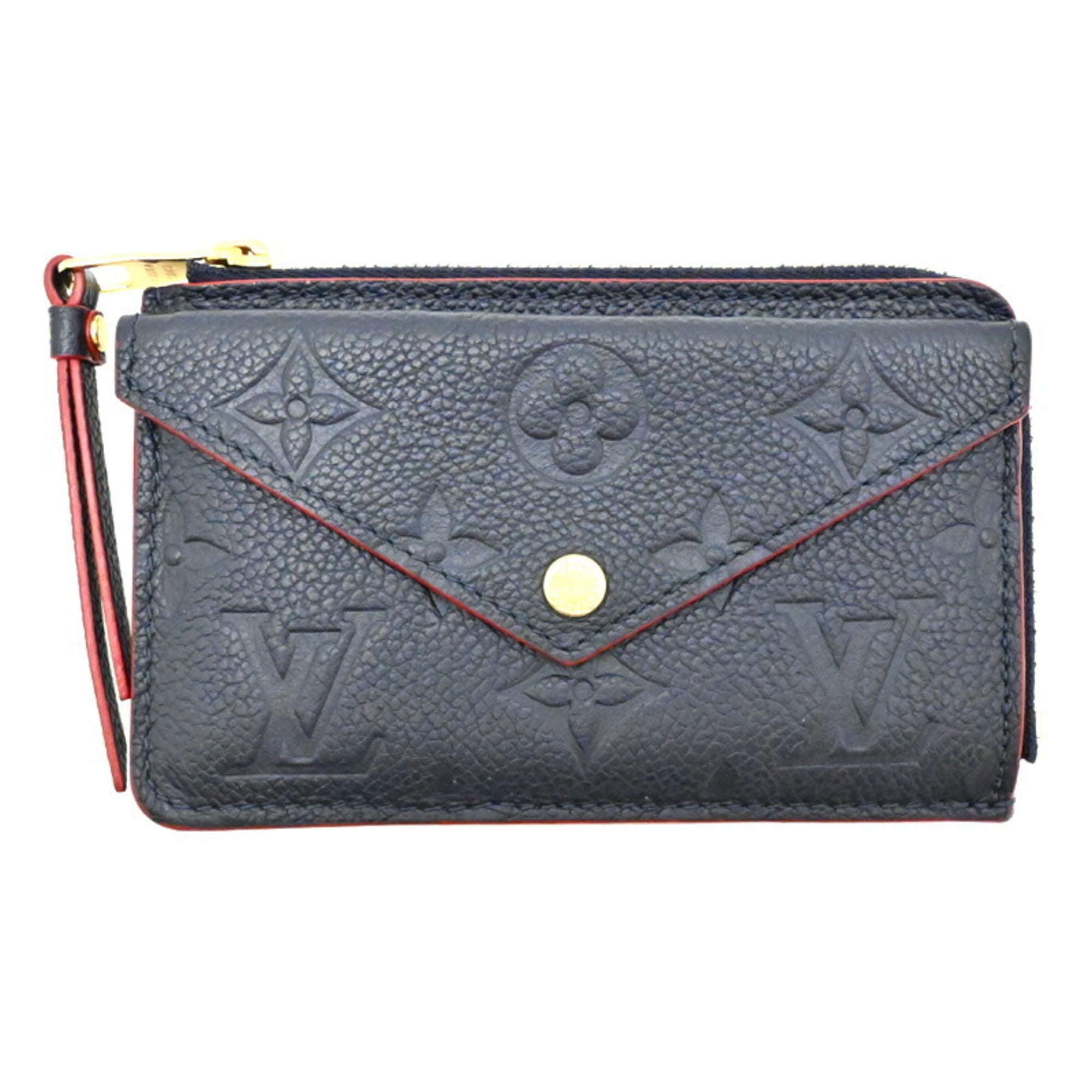 Louis Vuitton Marine Rouge Navy Red Color Monogram Empreinte Coin Purse/Coin Case (Pre-Owned)