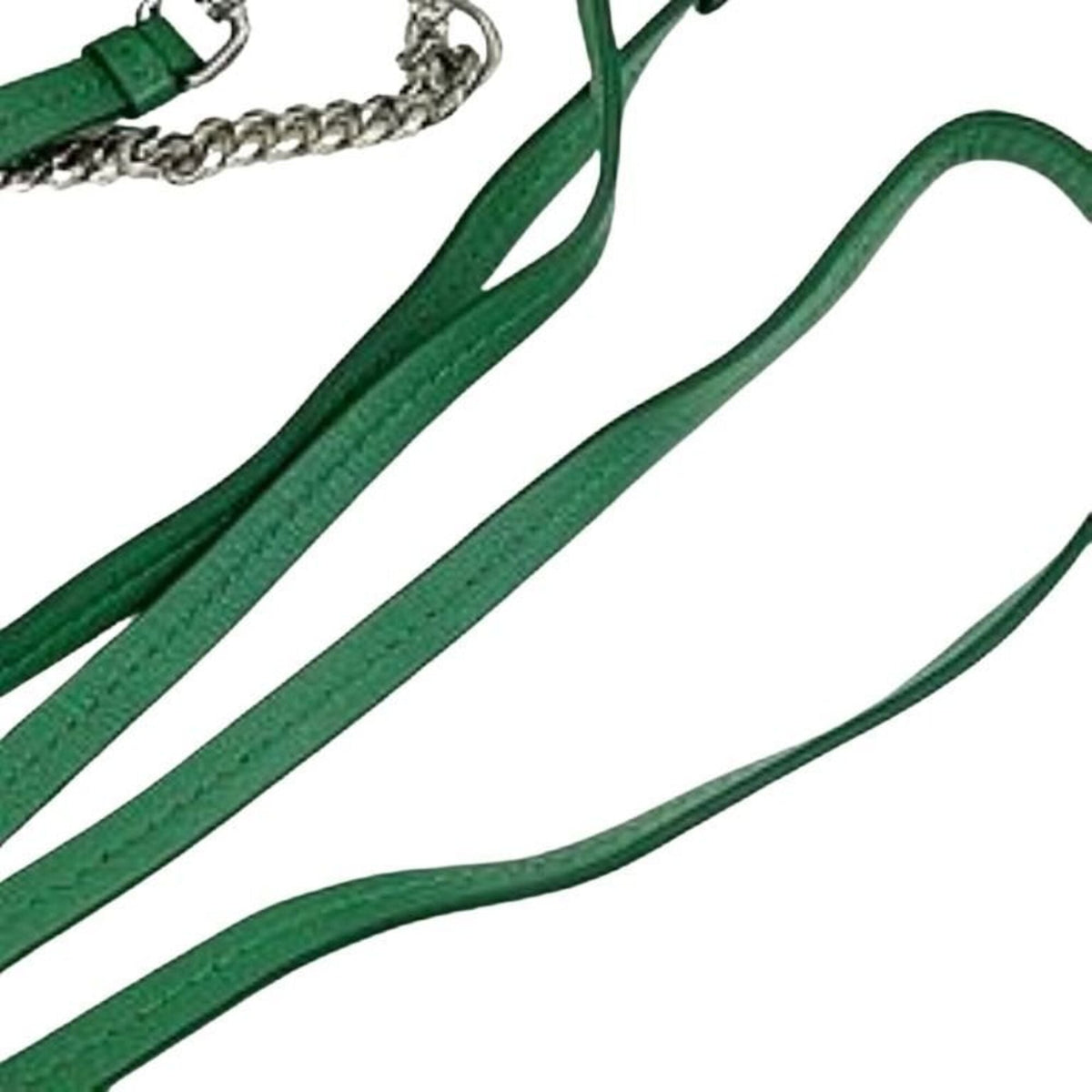 Prada Green Leather Shoulder Bag (Pre-Owned)