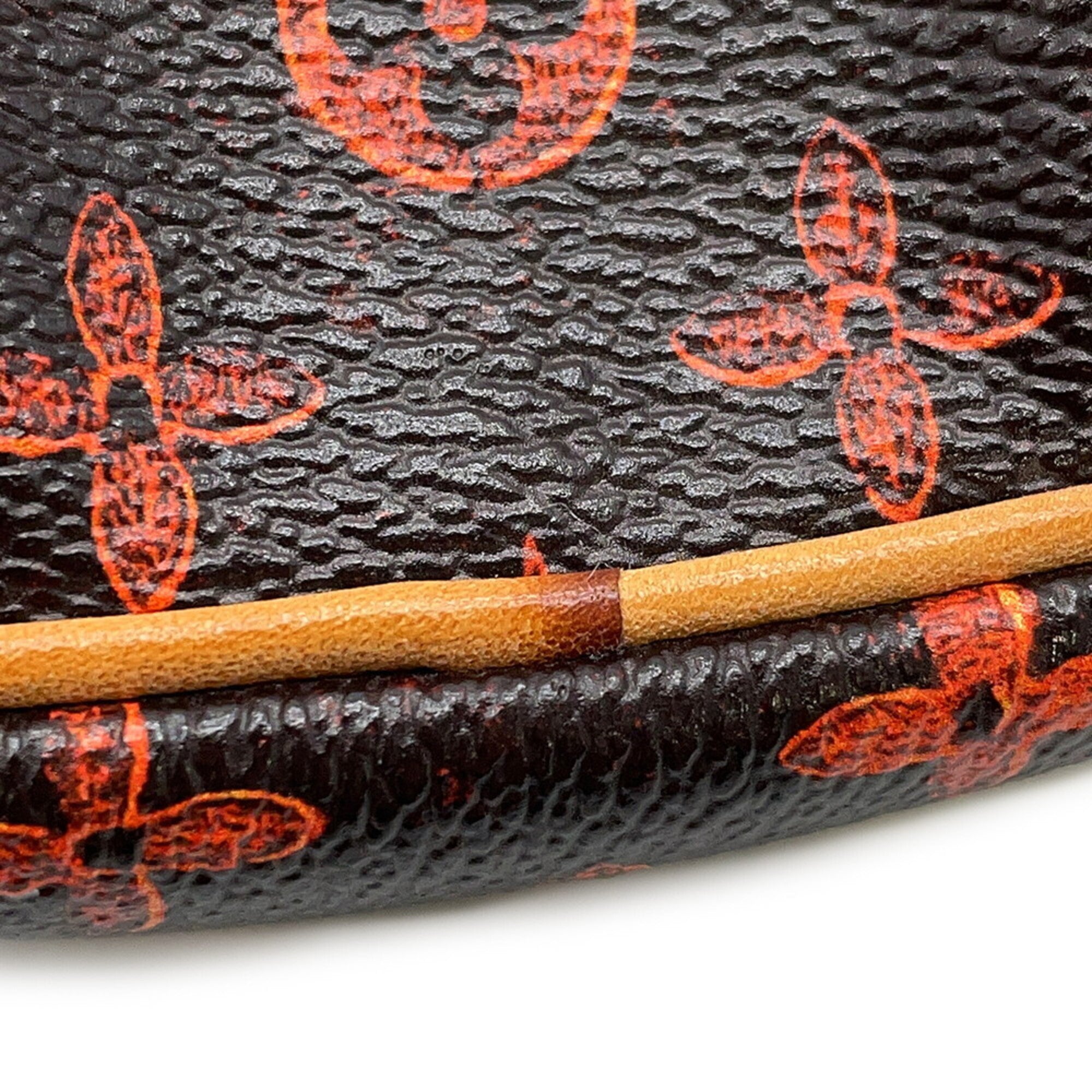 Louis Vuitton Monogram Brown Orange Monogram Handbag Shoulder Bag (Pre-Owned)
