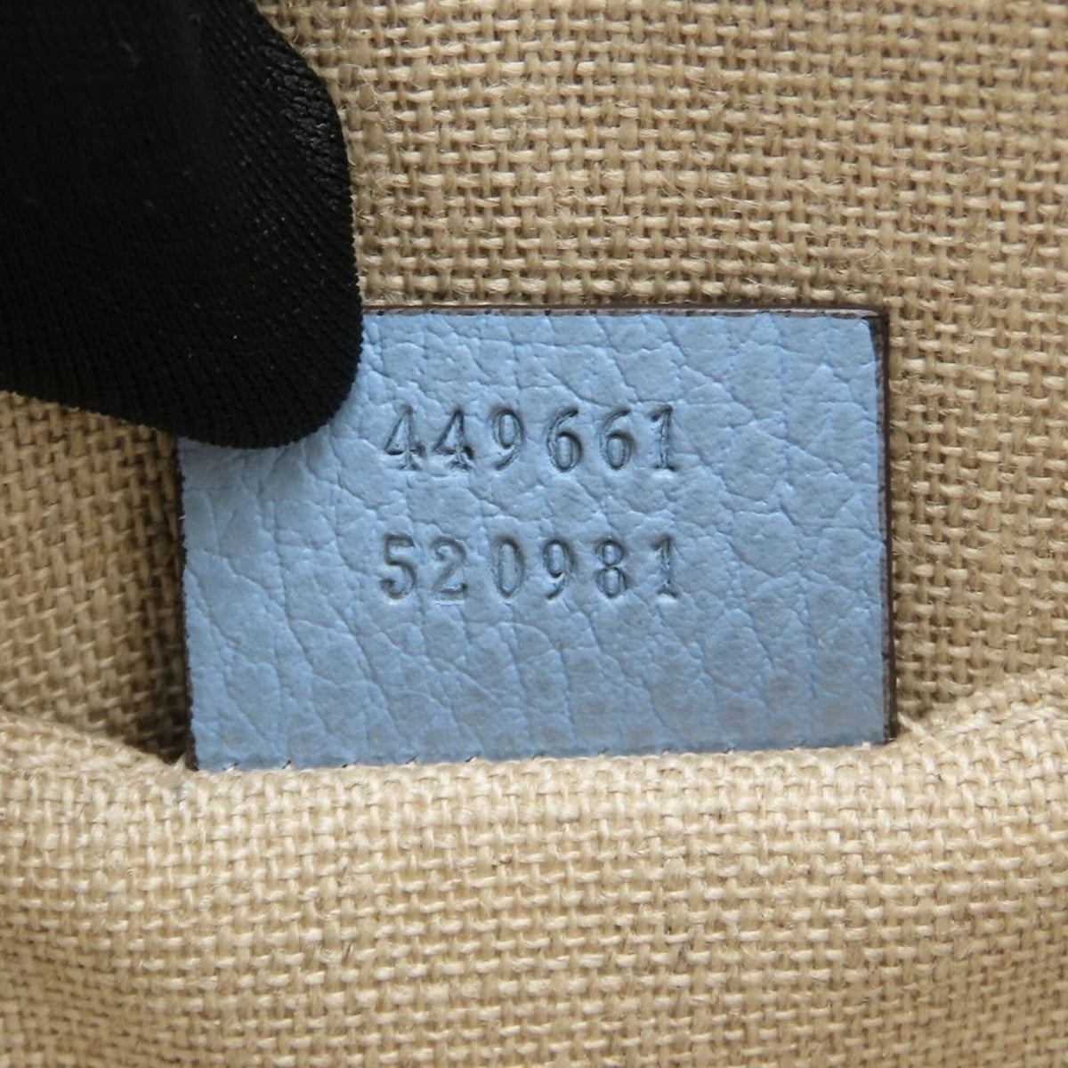 Gucci Light Blue Leather Handbag (Pre-Owned)