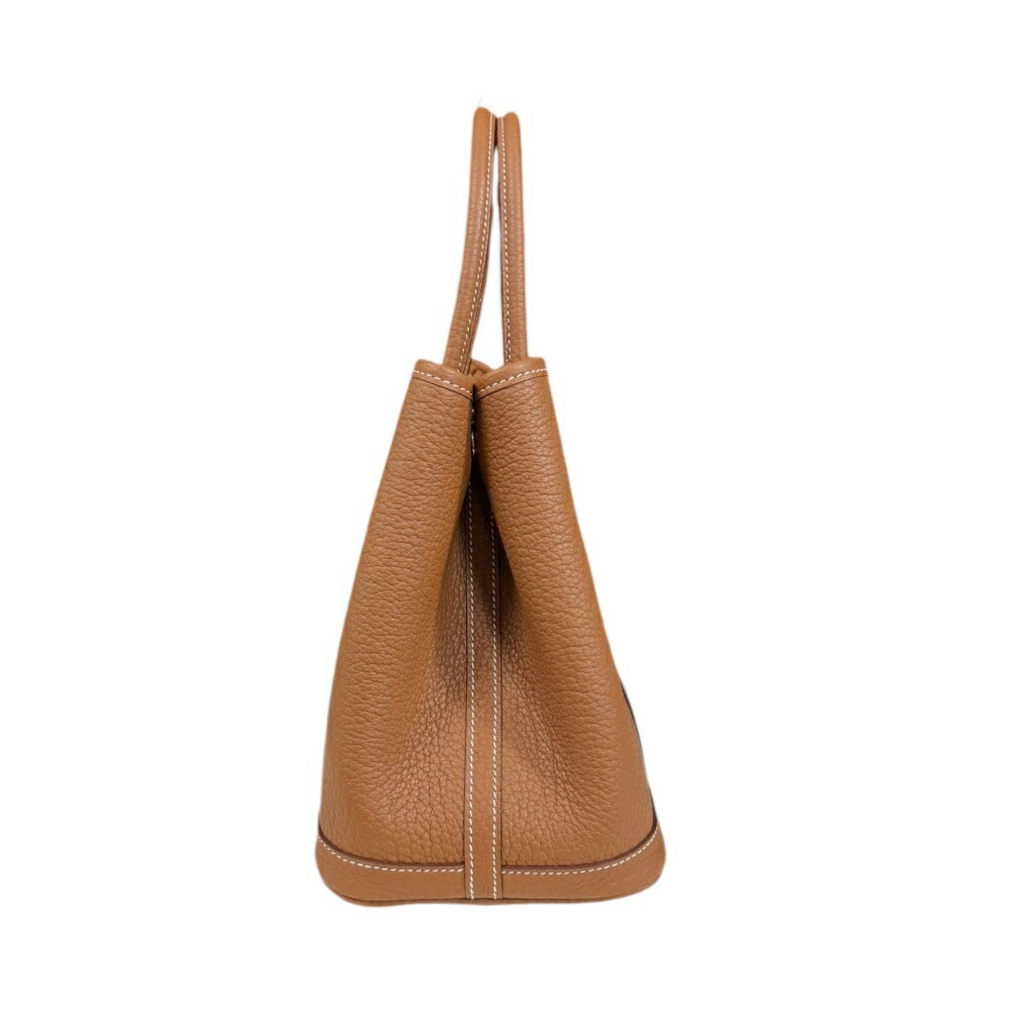 Hermes Brown Negonda Leather Handbag (Pre-Owned)
