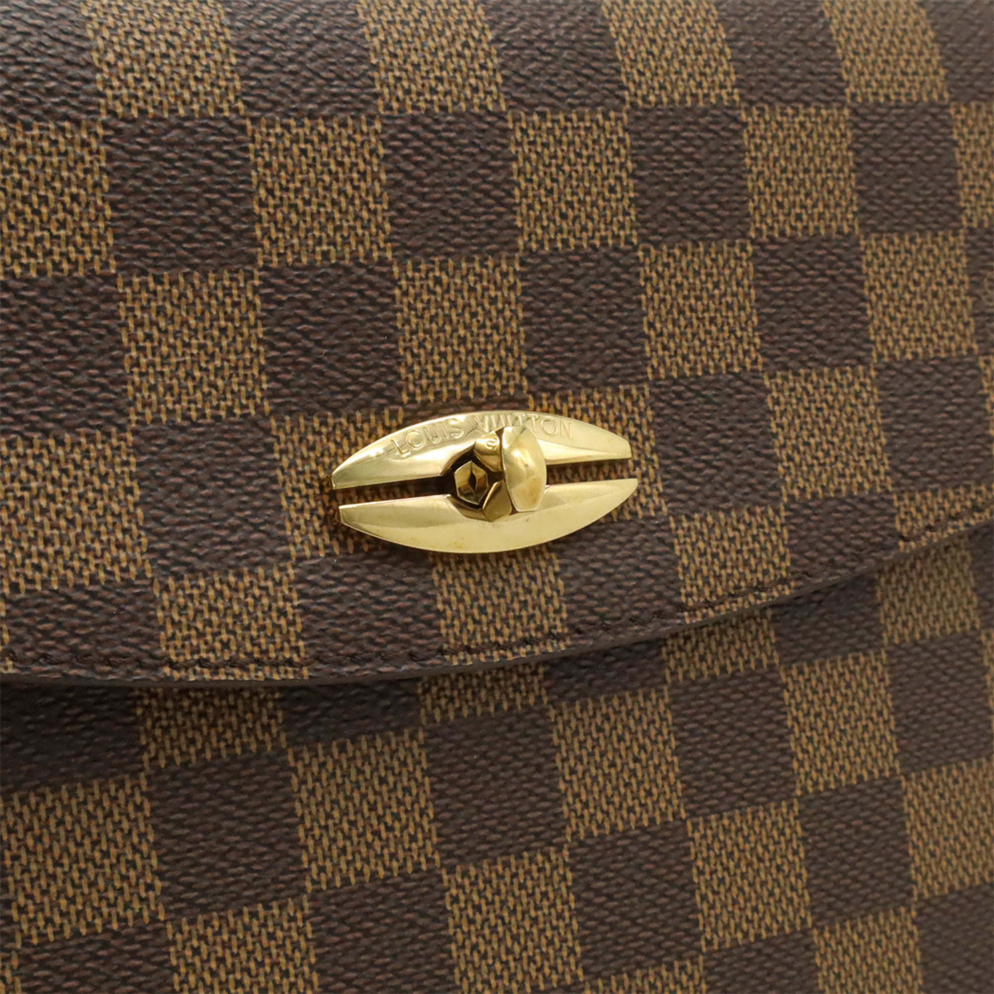 Louis Vuitton Brown Pvc Coated Canvas Damier Canvas Handbag (Pre-Owned)
