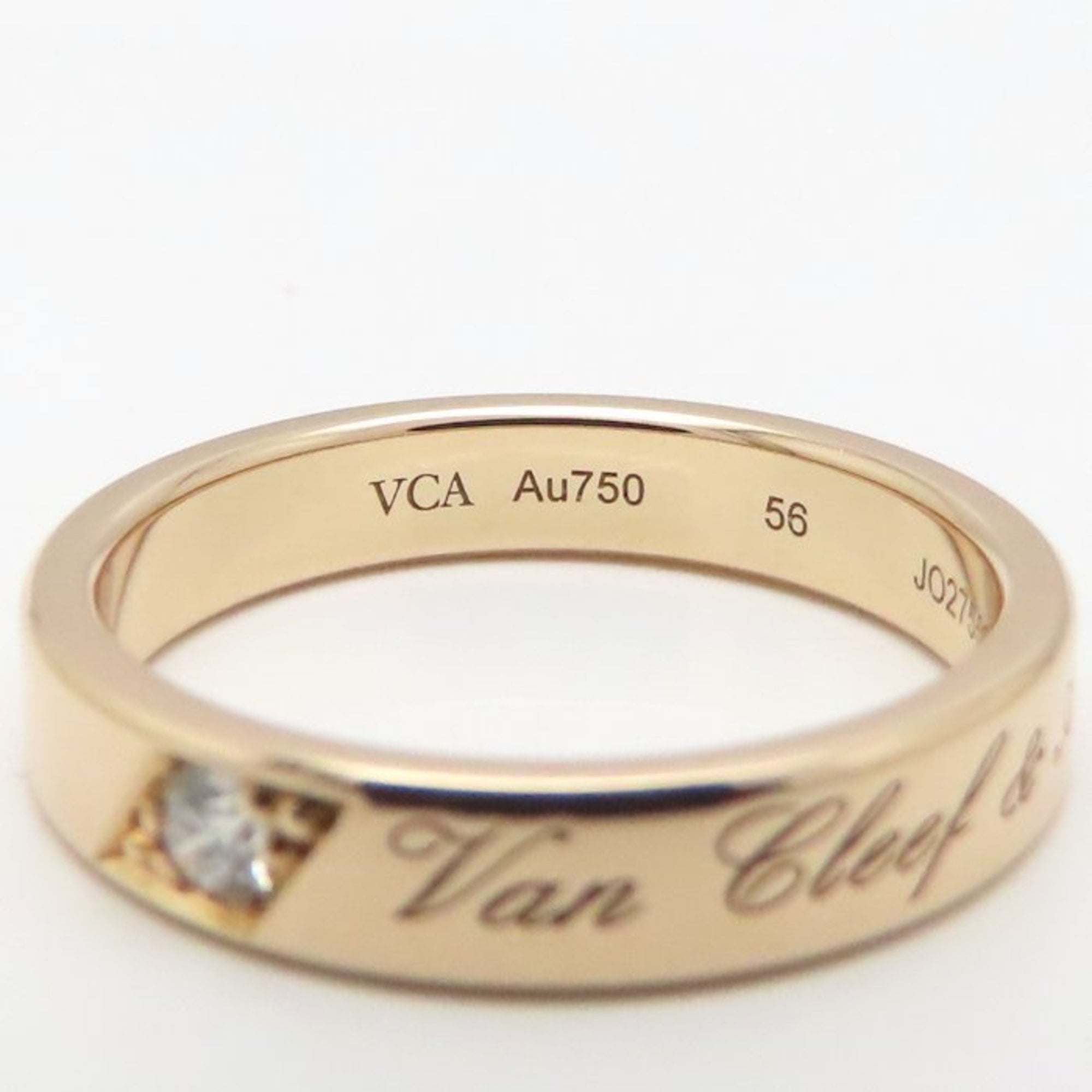 Van Cleef & Arpels Rose Gold (18K) Band Ring (Pre-Owned)