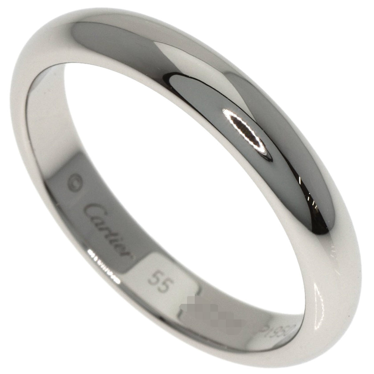 Cartier Platinum Platinum 950 Wedding Ring (Pre-Owned)
