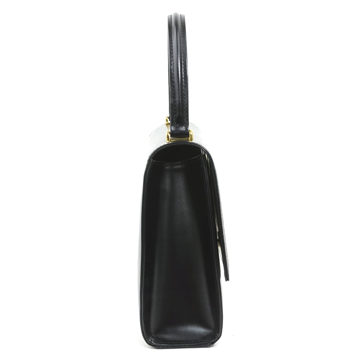 Louis Vuitton Black Leather Handbag (Pre-Owned)